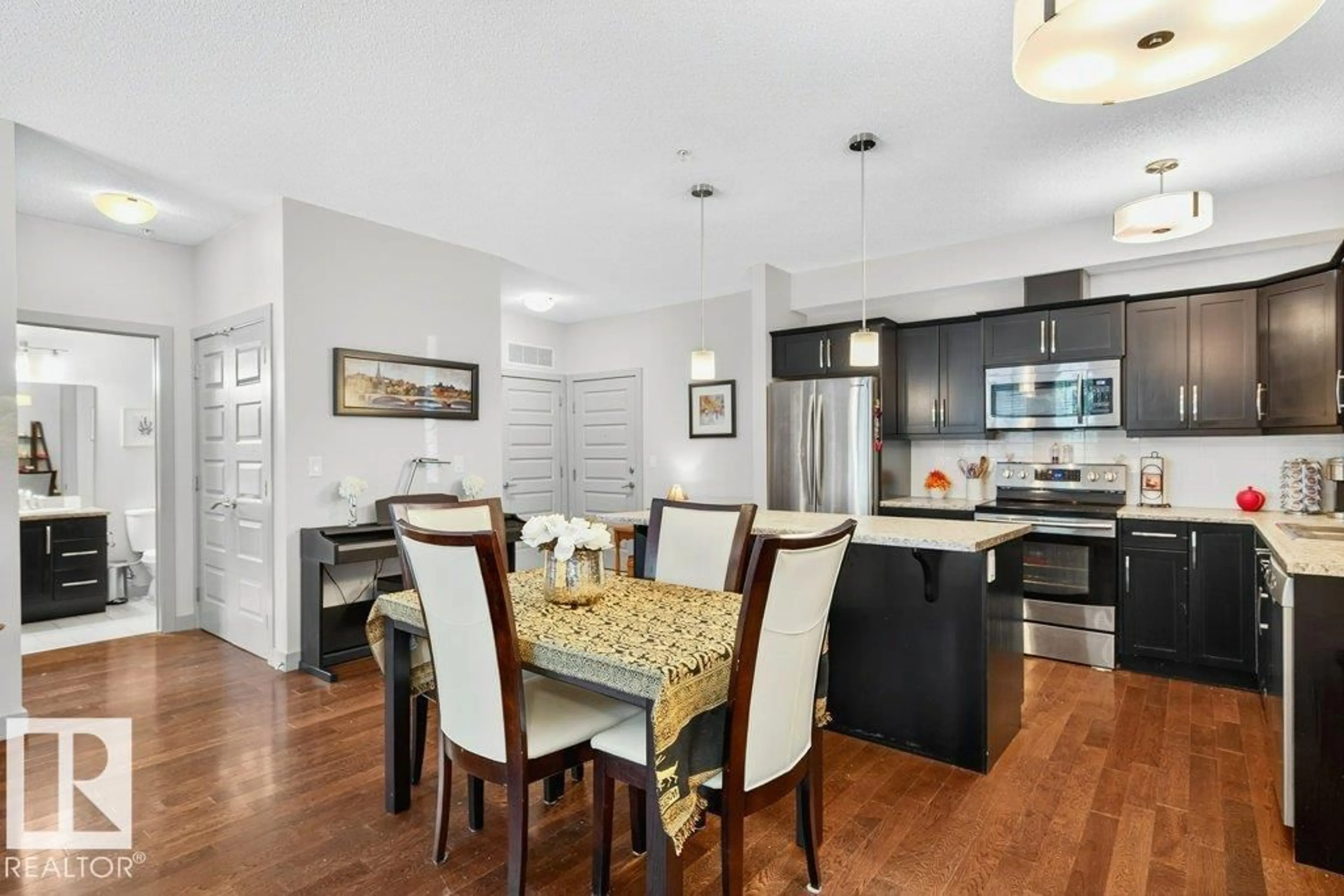 Open concept kitchen, unknown for 110 - 10520 56 AV, Edmonton Alberta T6H0X7