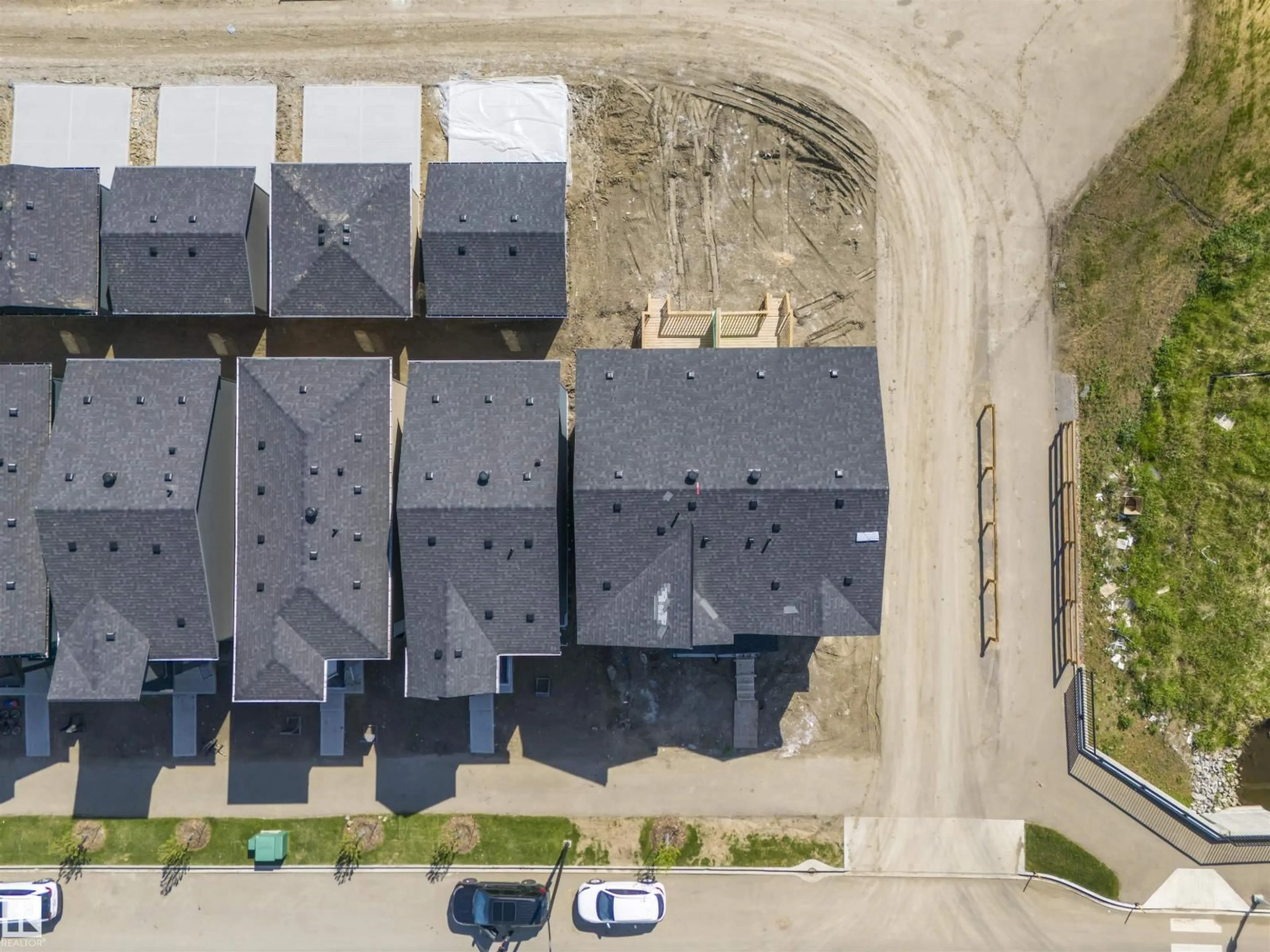 A pic from outside/outdoor area/front of a property/back of a property/a pic from drone, street for 201 DEER VALLEY DR, Leduc Alberta T9E1S8