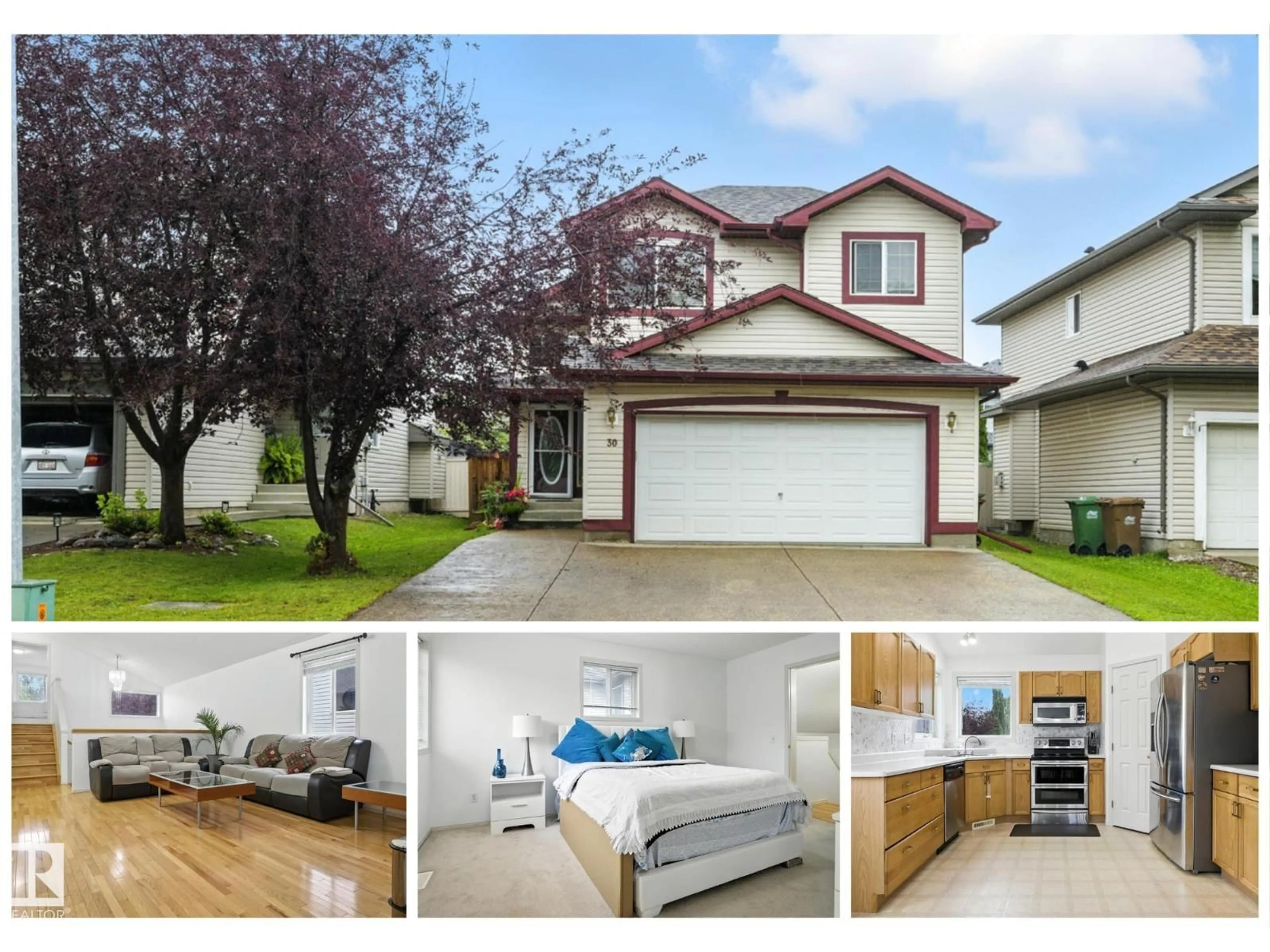 Home with vinyl exterior material, street for 30 ELDORADO DR, St. Albert Alberta T8N7G4