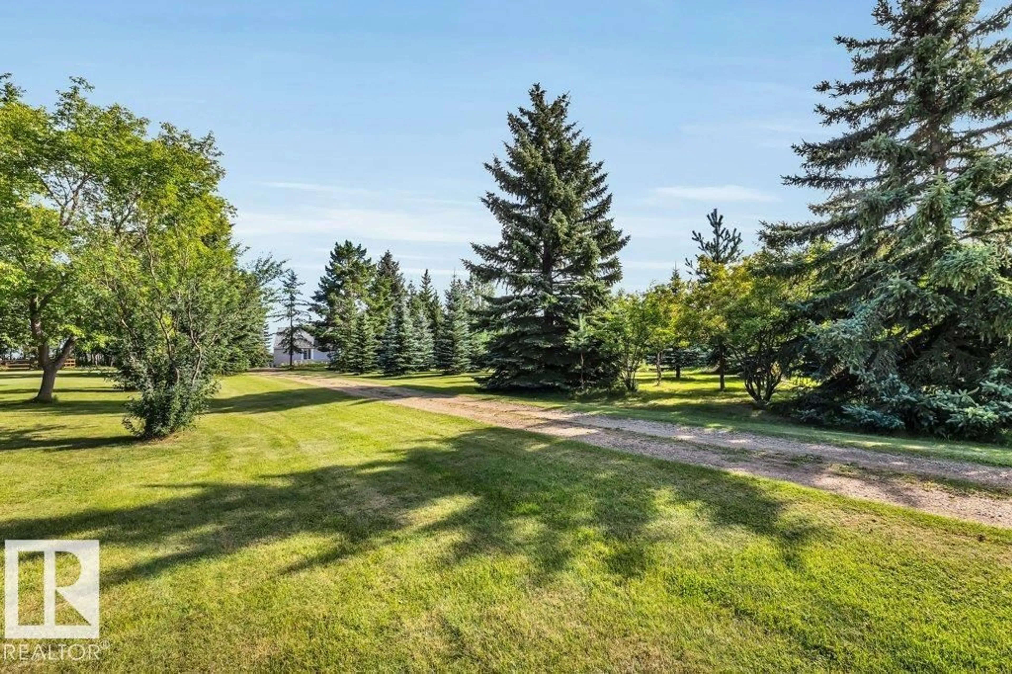 A pic from outside/outdoor area/front of a property/back of a property/a pic from drone, forest/trees view for 51127 - 11 RGE RD 255, Rural Parkland County Alberta T7Y1A8
