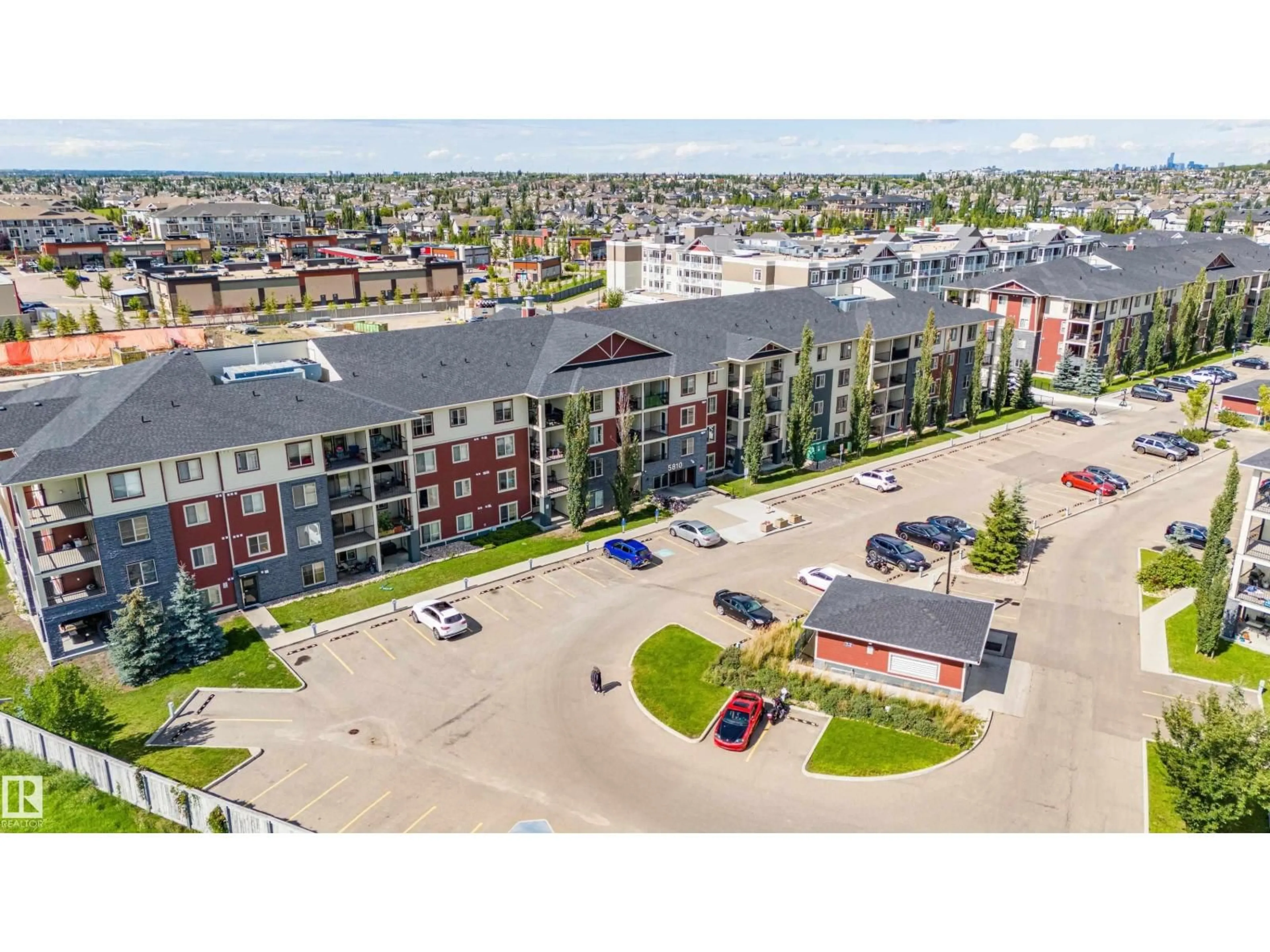 A pic from outside/outdoor area/front of a property/back of a property/a pic from drone, unknown for #108 - 5810 MULLEN PL, Edmonton Alberta T6R0W3