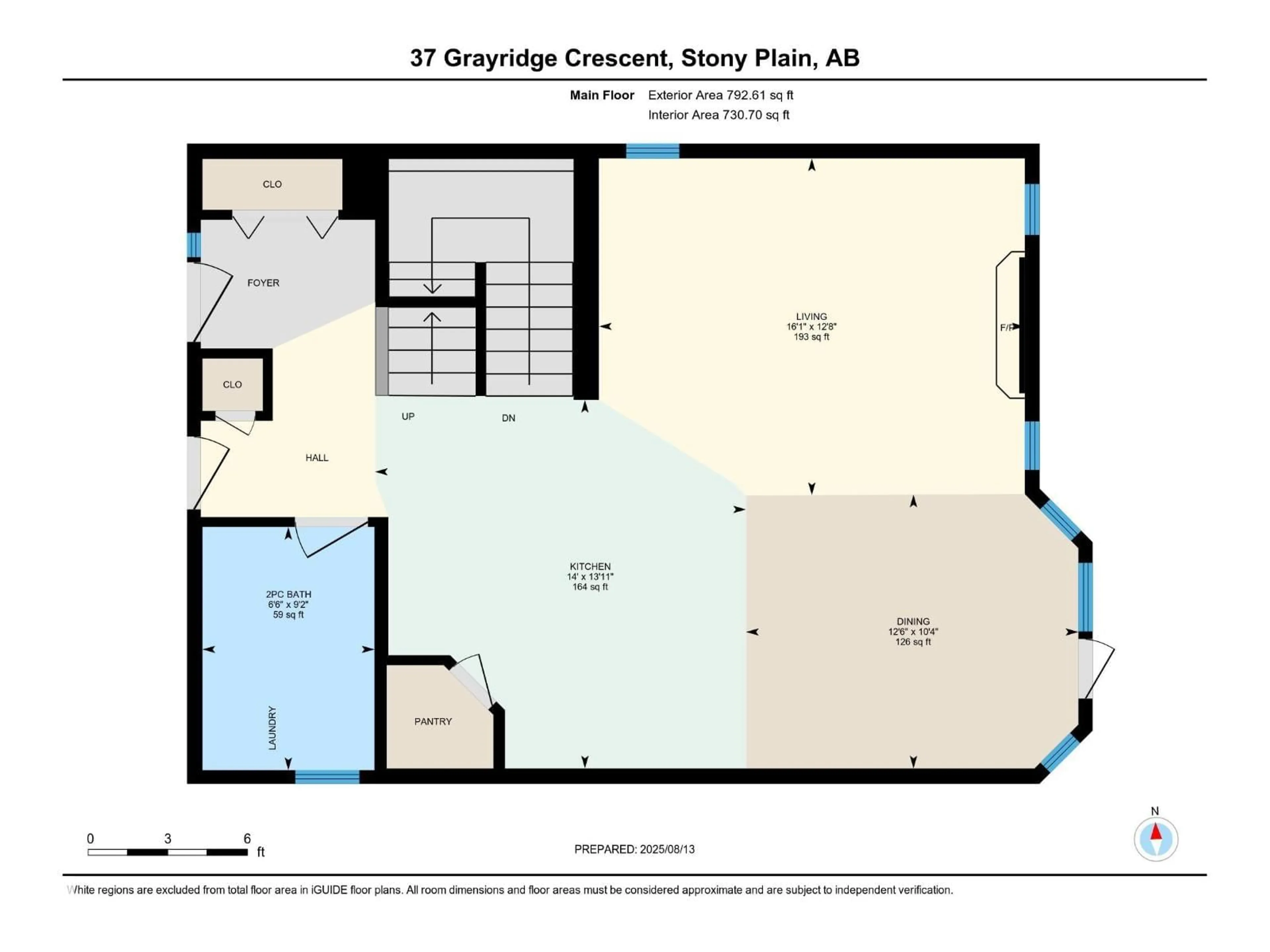 Floor plan for 37 GRAYRIDGE CR, Stony Plain Alberta T7Z2Z3