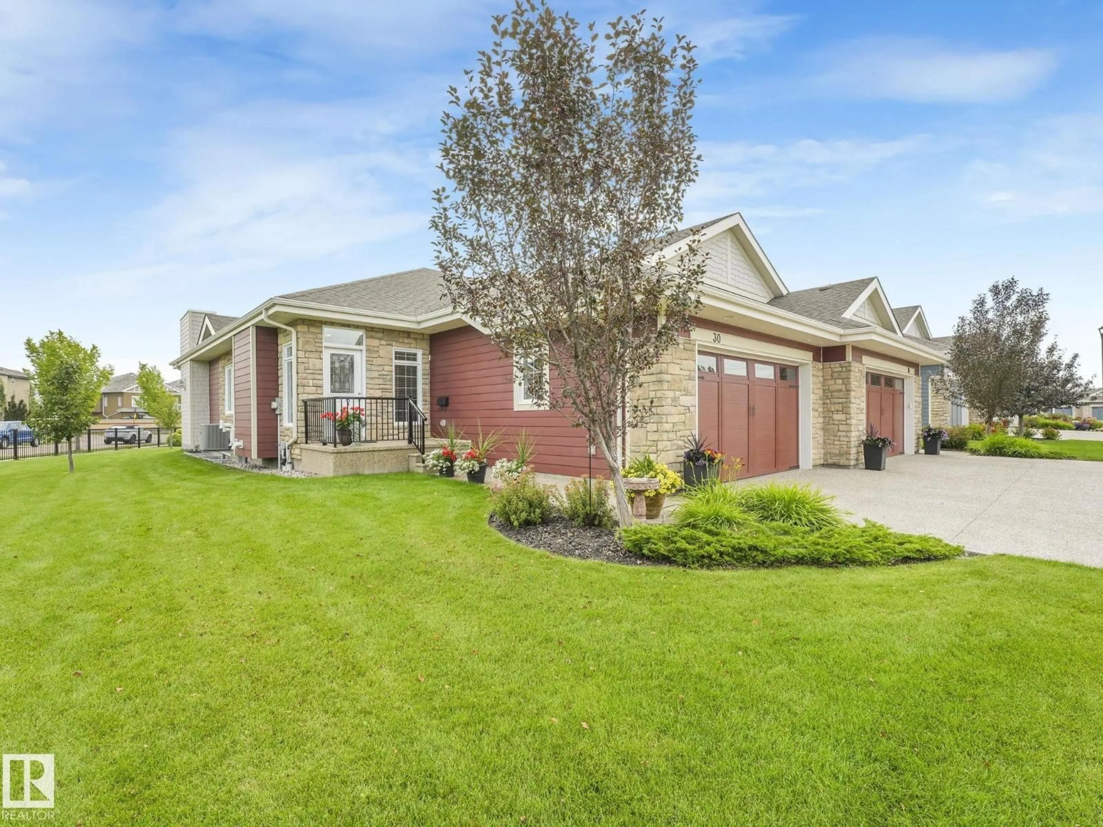 Home with brick exterior material, street for 3090 - 30 CAMERON HEIGHTS WY, Edmonton Alberta T6M0S7