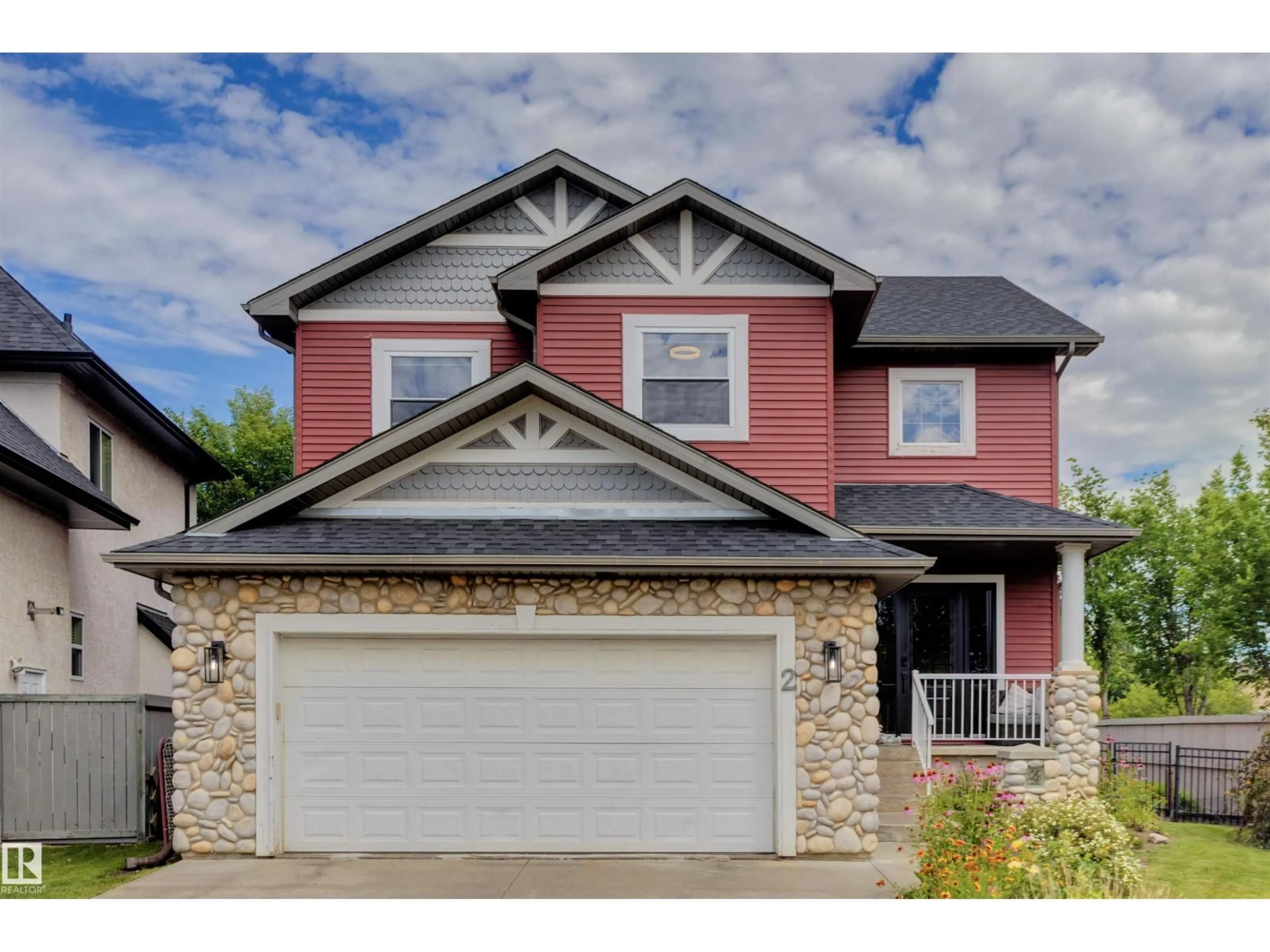 Home with brick exterior material, street for 2 HAWKSTONE LANDING, Sherwood Park Alberta T8A6M9