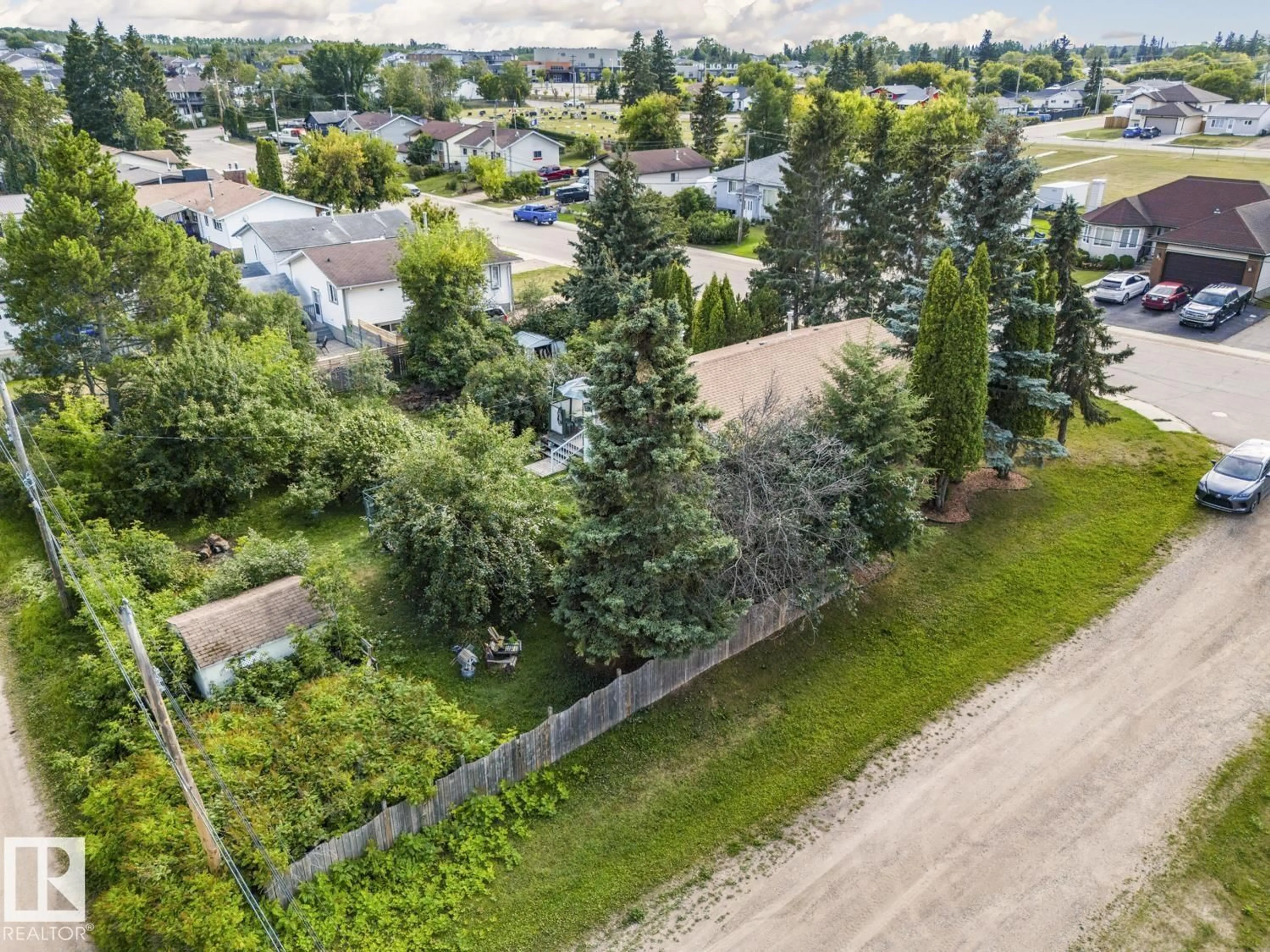 A pic from outside/outdoor area/front of a property/back of a property/a pic from drone, street for 603 14 AV, Cold Lake Alberta T9M1M7