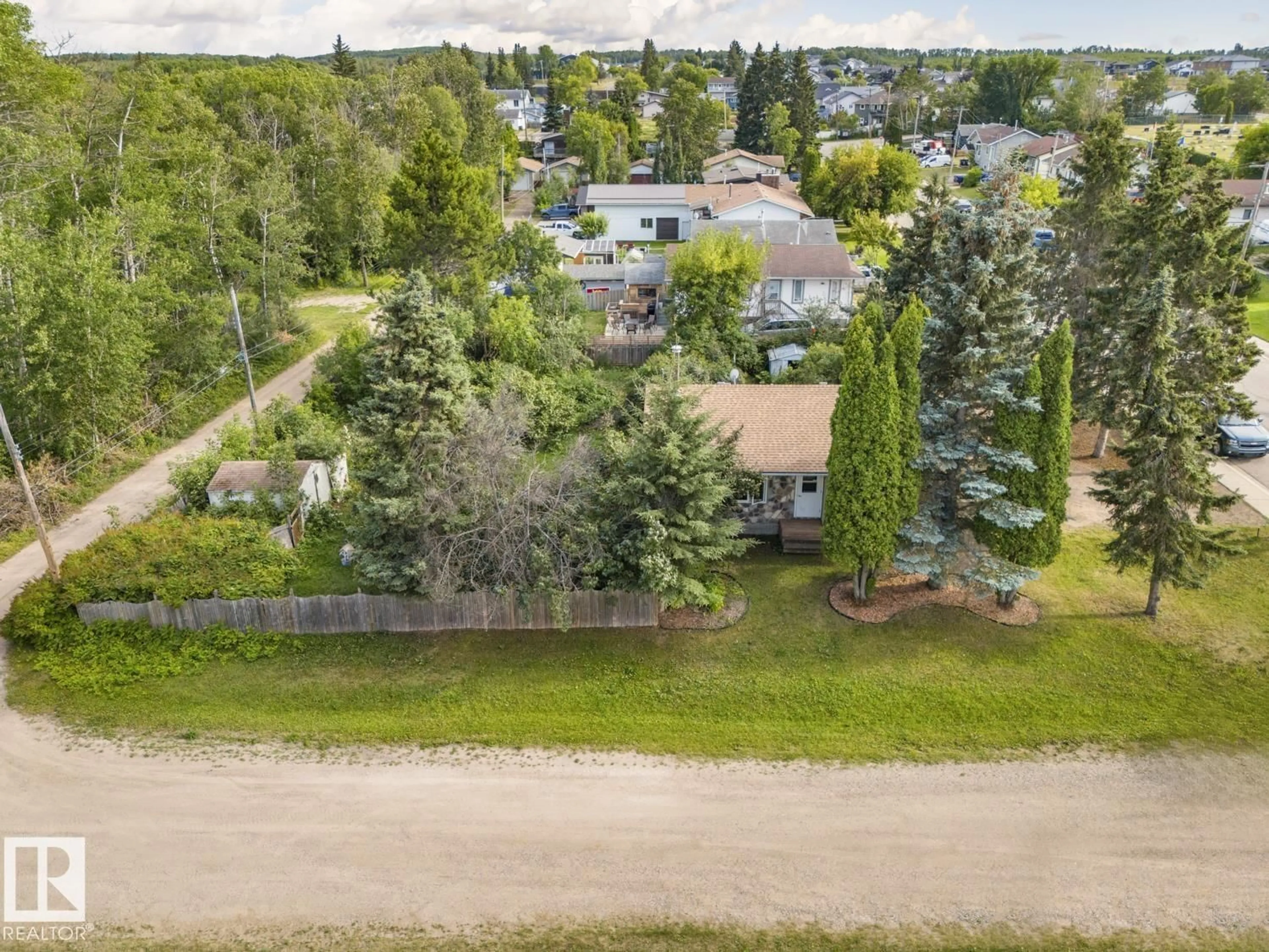 A pic from outside/outdoor area/front of a property/back of a property/a pic from drone, unknown for 603 14 AV, Cold Lake Alberta T9M1M7