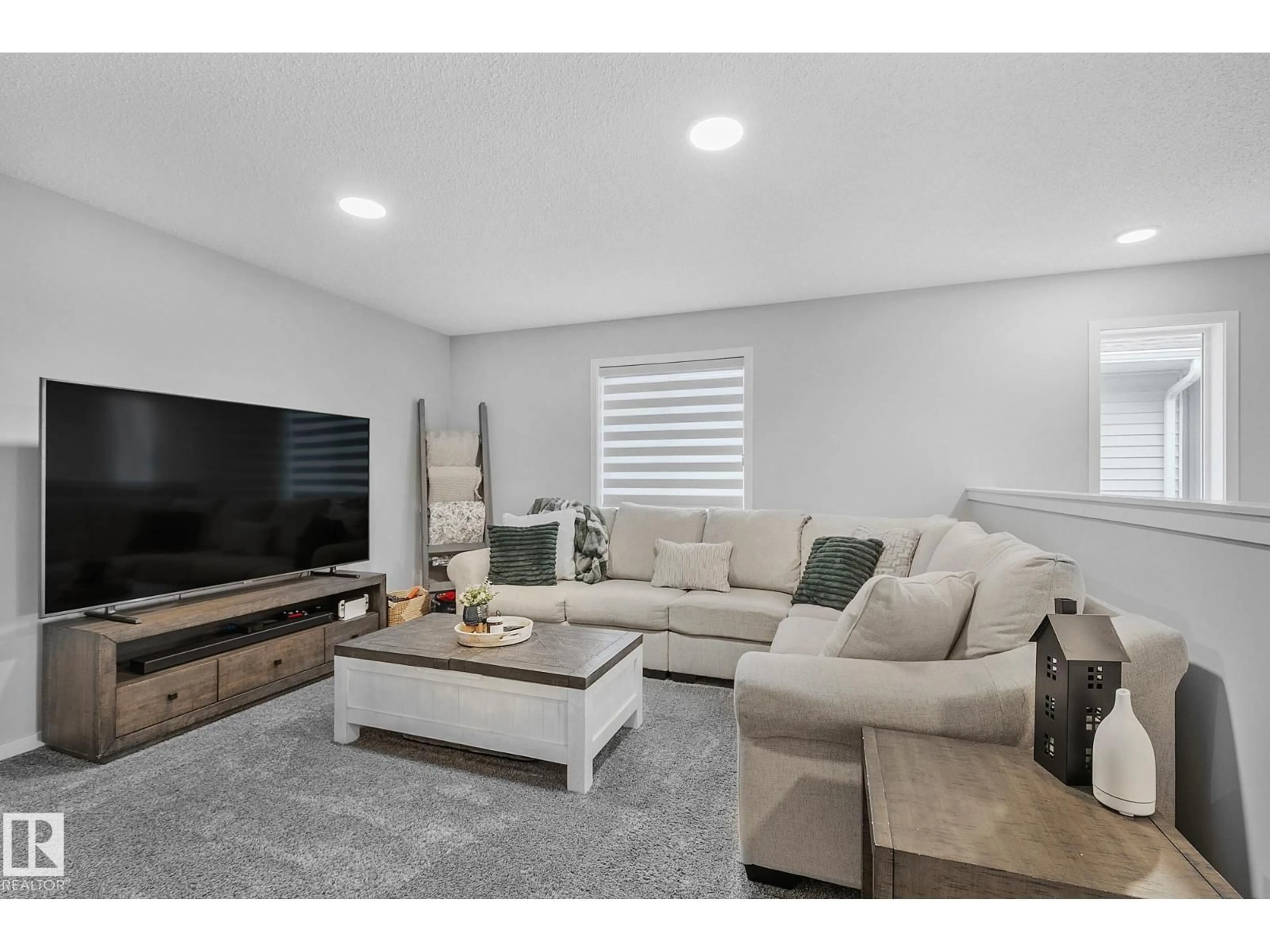 Living room with furniture, unknown for NW - 5740 175B AV, Edmonton Alberta T5W3V6