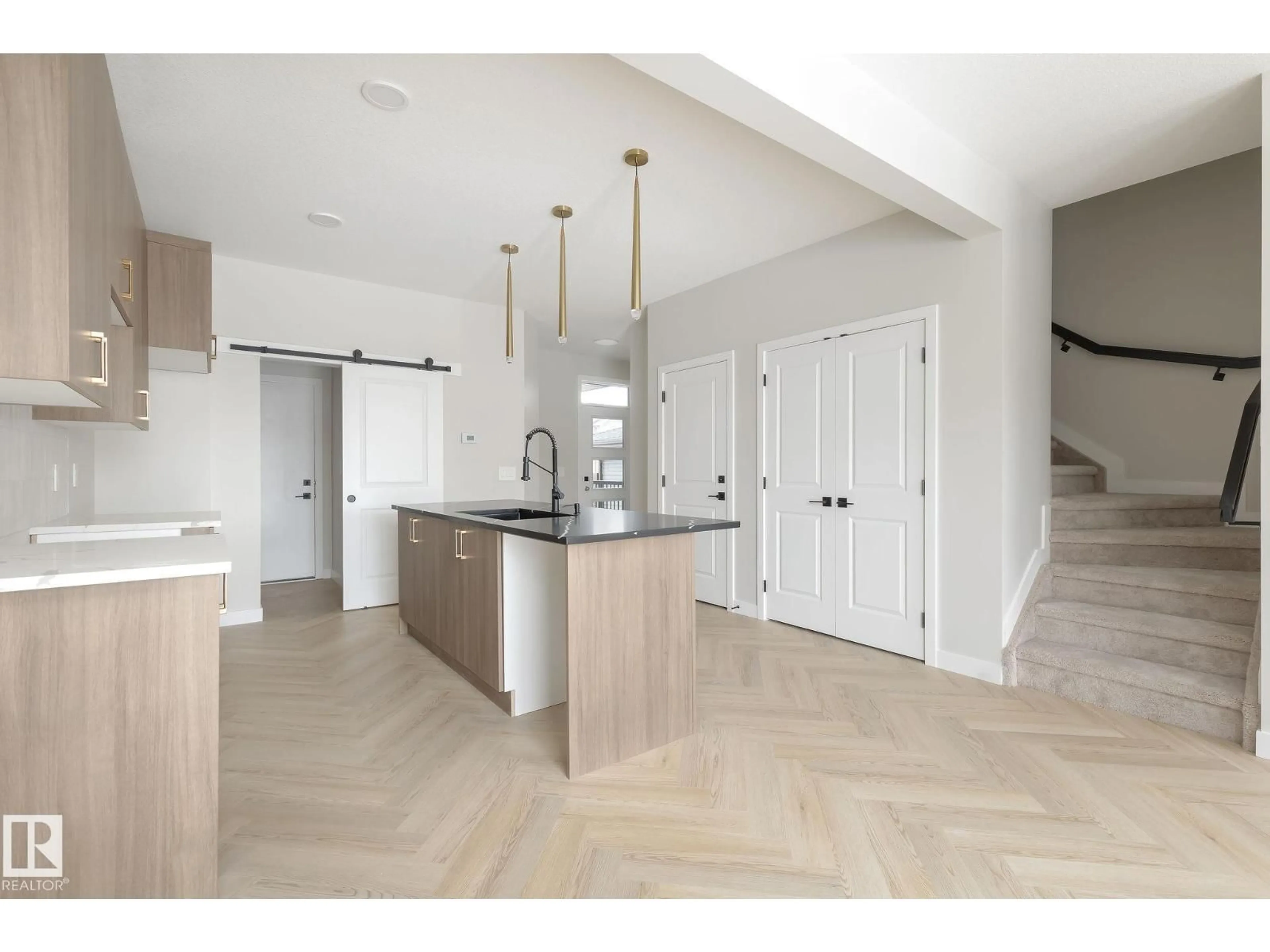 Open concept kitchen, unknown for SW - 2839 65 ST, Edmonton Alberta T6X1A3