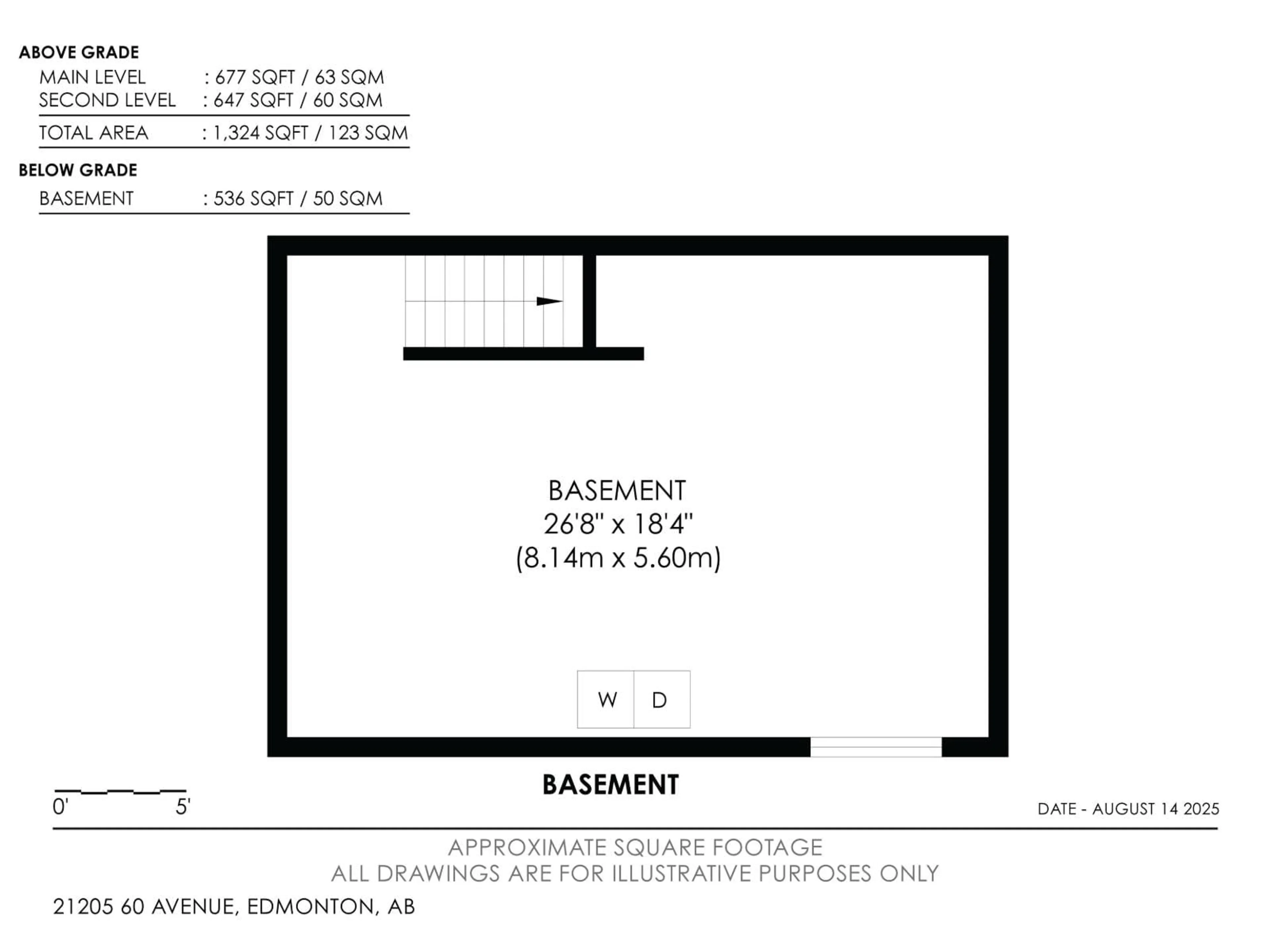 Floor plan for 21205 60 AV, Edmonton Alberta T6M0H7