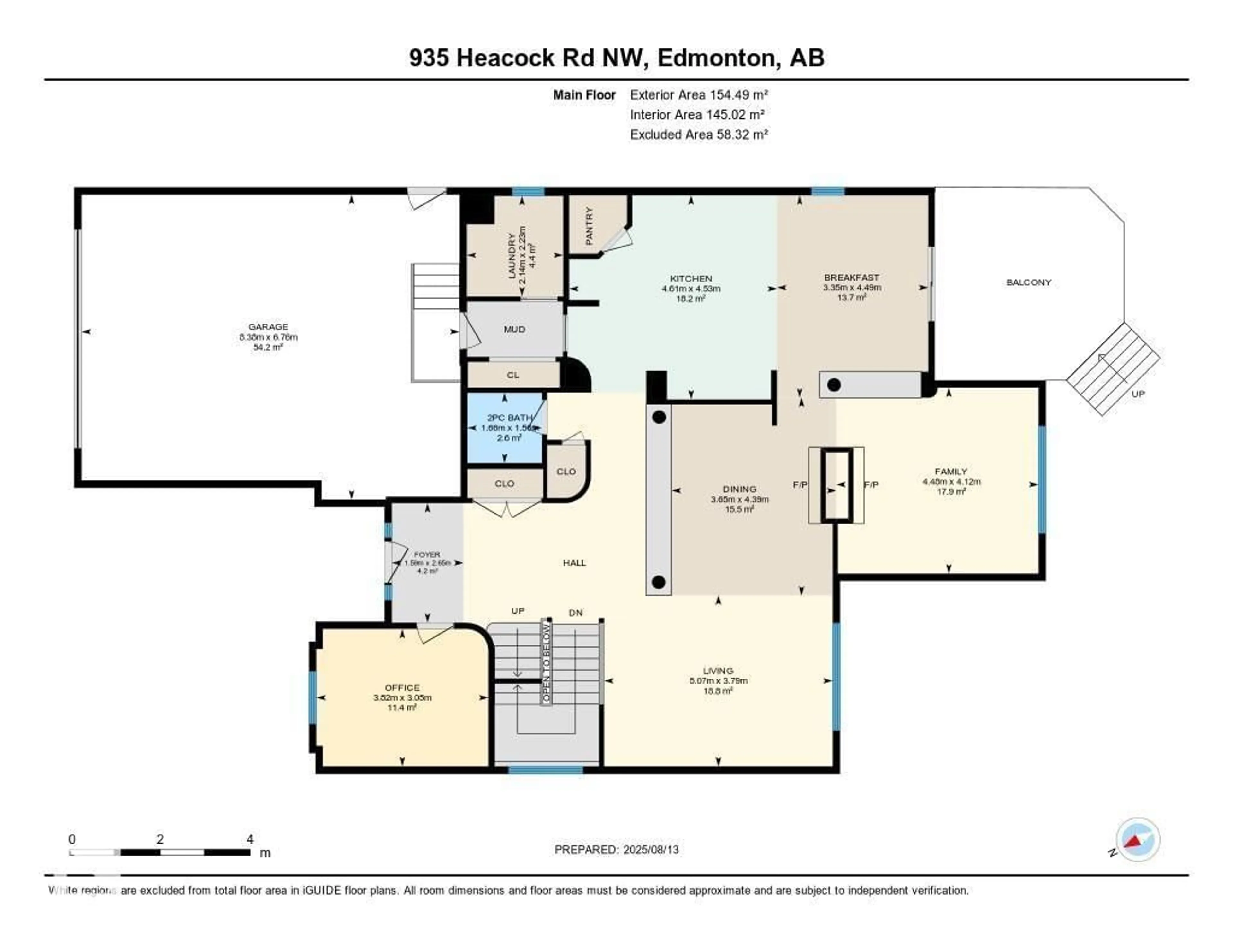 Floor plan for 935 HEACOCK RD, Edmonton Alberta T6G1N1