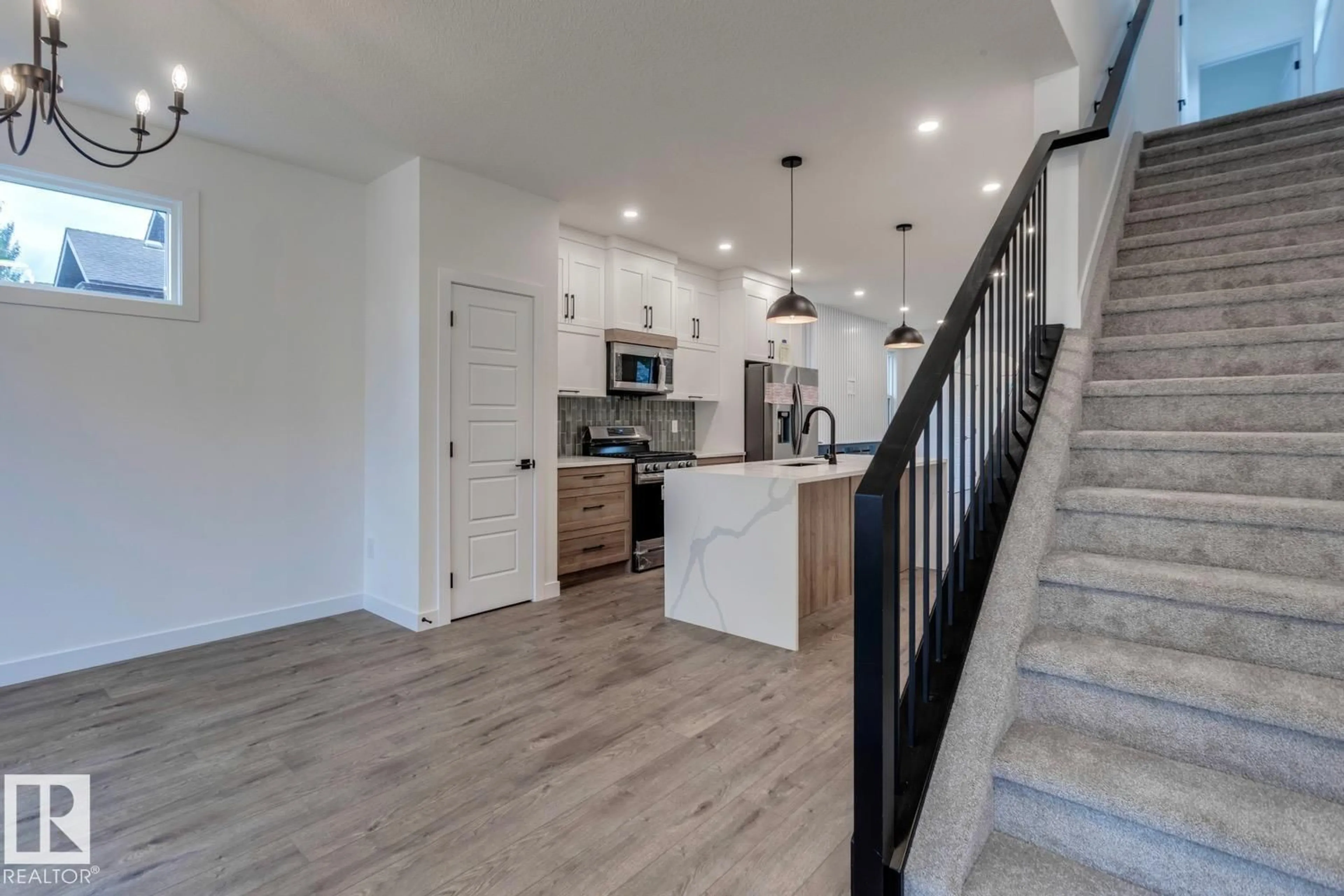 Open concept kitchen, unknown for 11336 130 ST, Edmonton Alberta T5M1A2