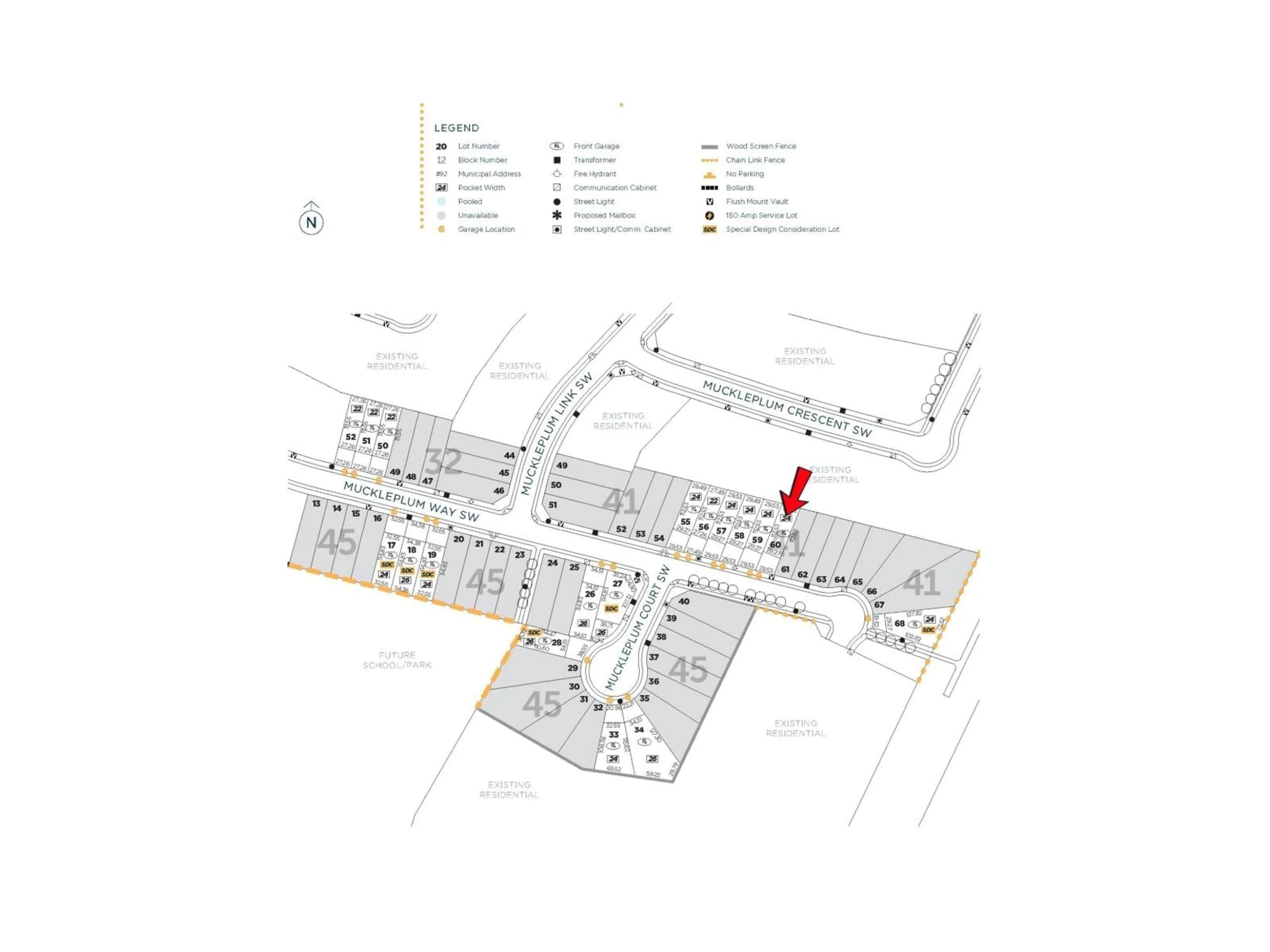 Picture of a map for 2368 MUCKLEPLUM WY, Edmonton Alberta T6X3K1