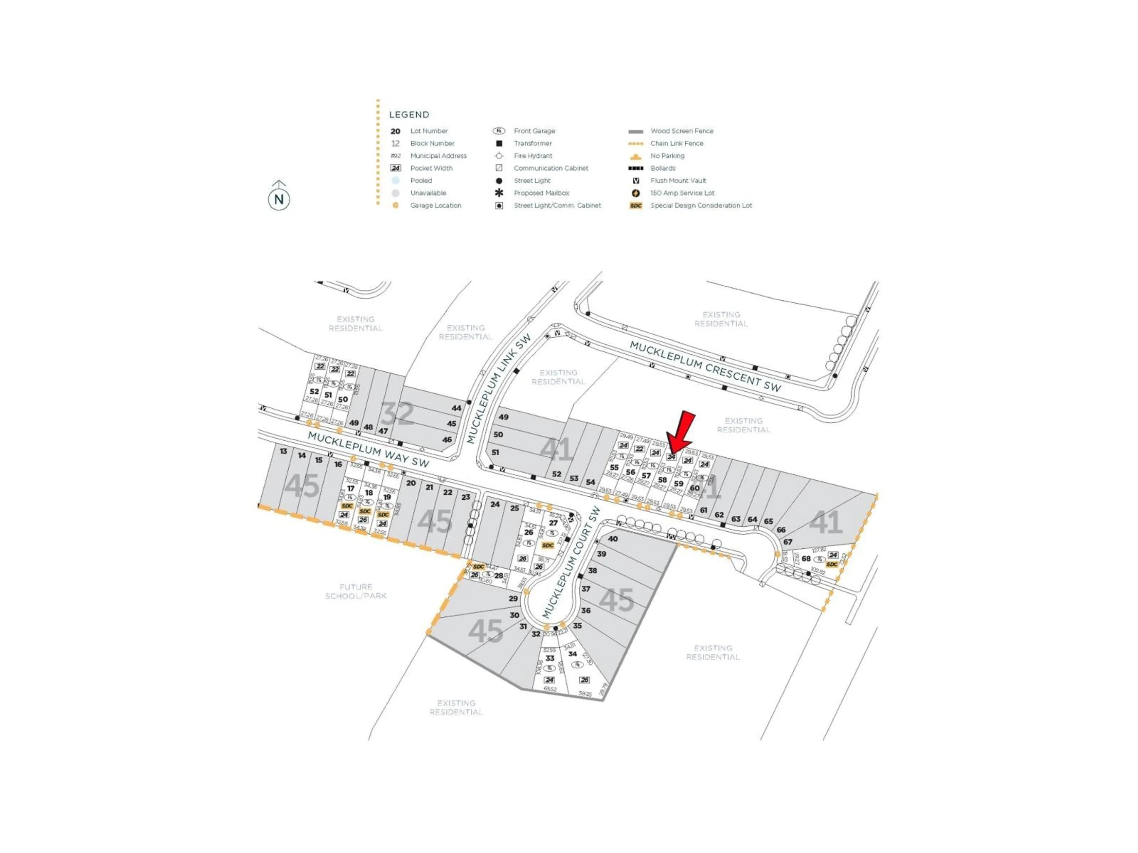 Picture of a map for 2364 MUCKLEPLUM WY, Edmonton Alberta T6X3K1