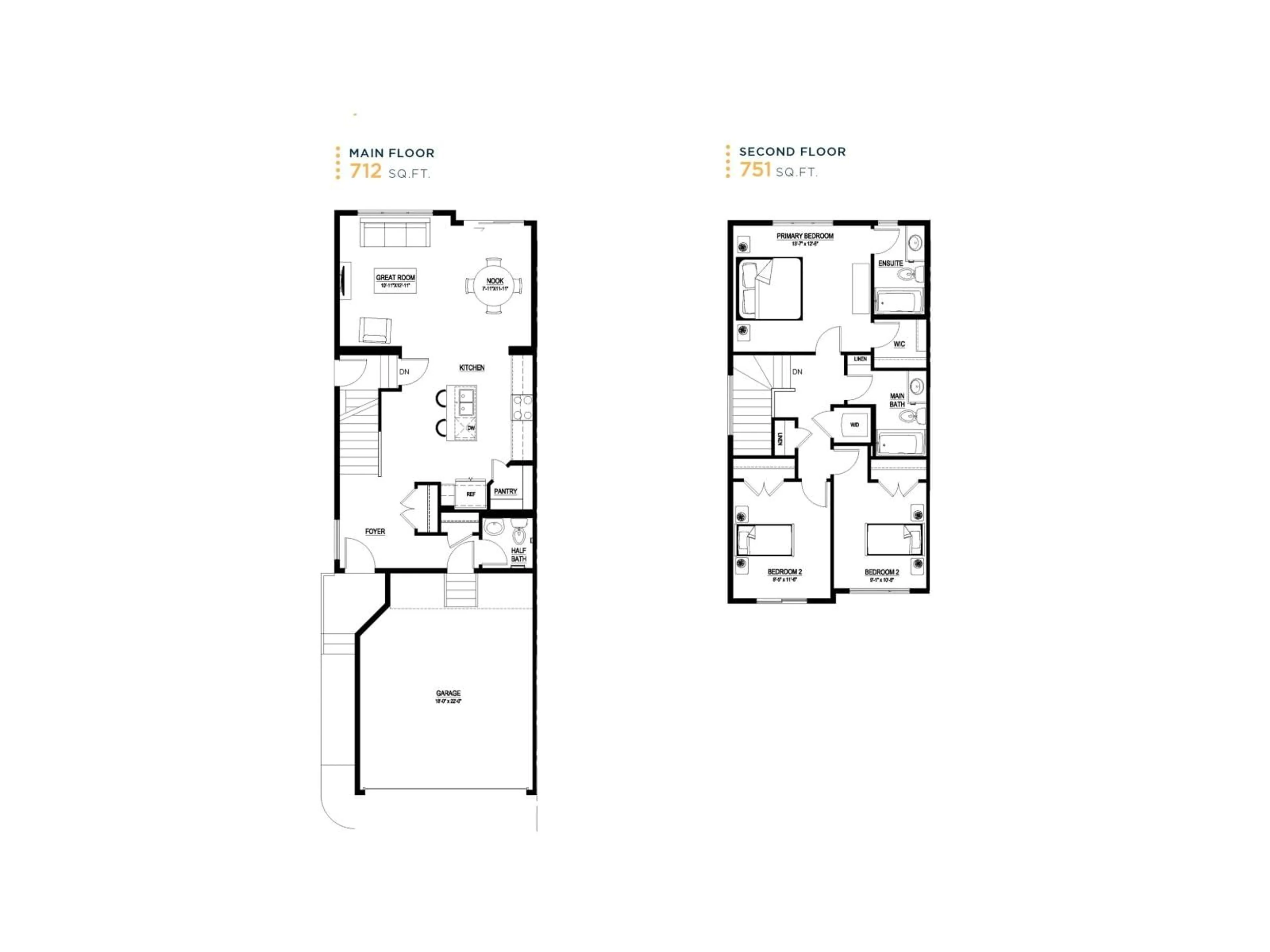 Floor plan for SW SW - 5621 HAWTHORN WY, Edmonton Alberta T4H1X9