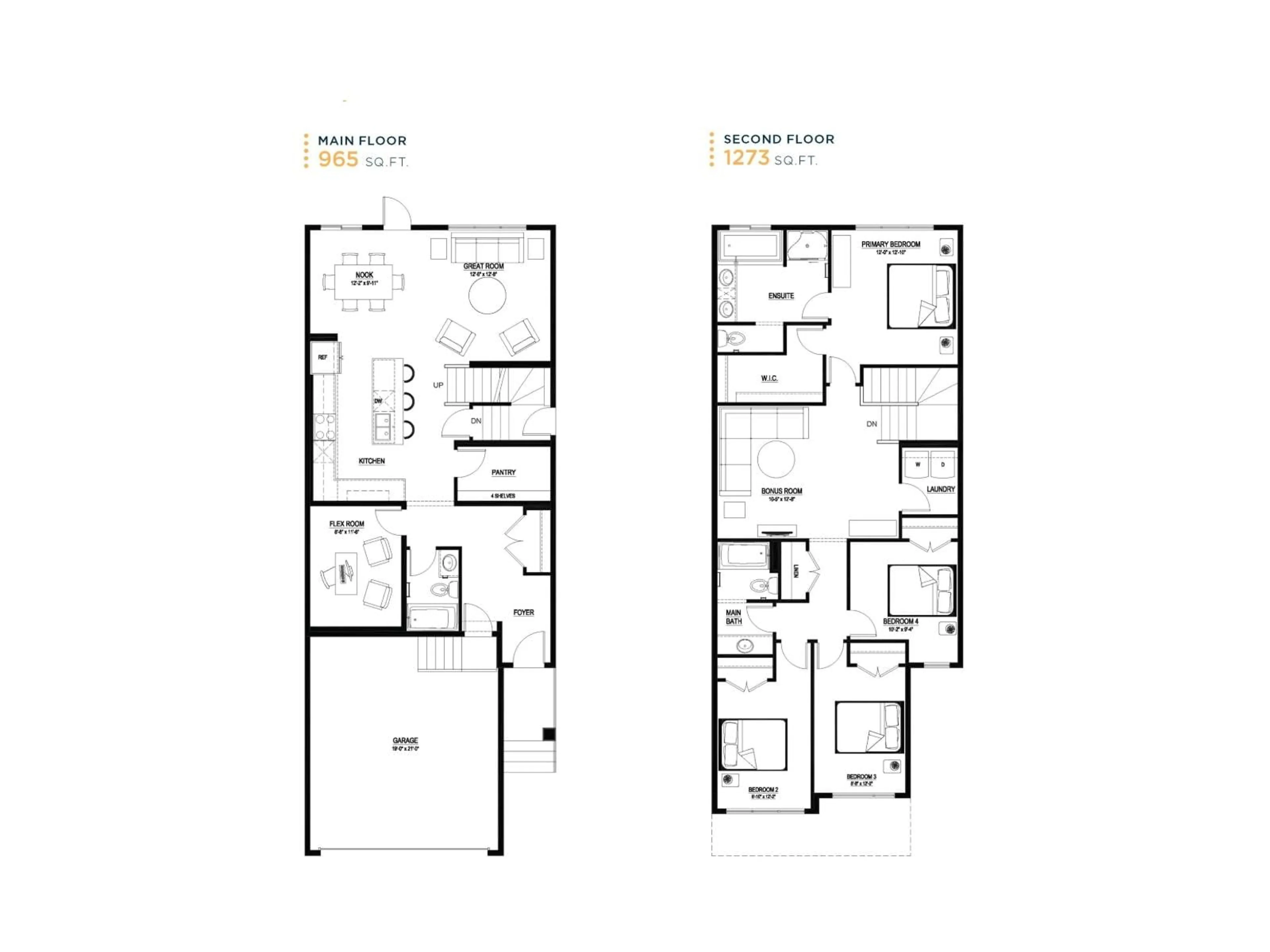 Floor plan for NW - 9102 ELVES LO, Edmonton Alberta T6M3G2