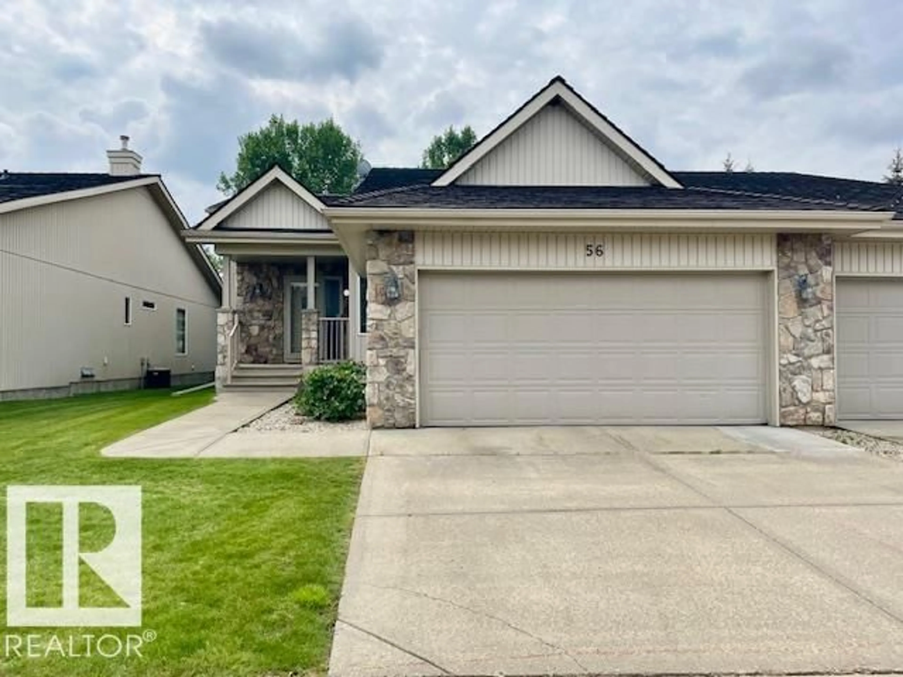 Home with vinyl exterior material, street for 929 - 56 PICARD DR, Edmonton Alberta T5T6J7