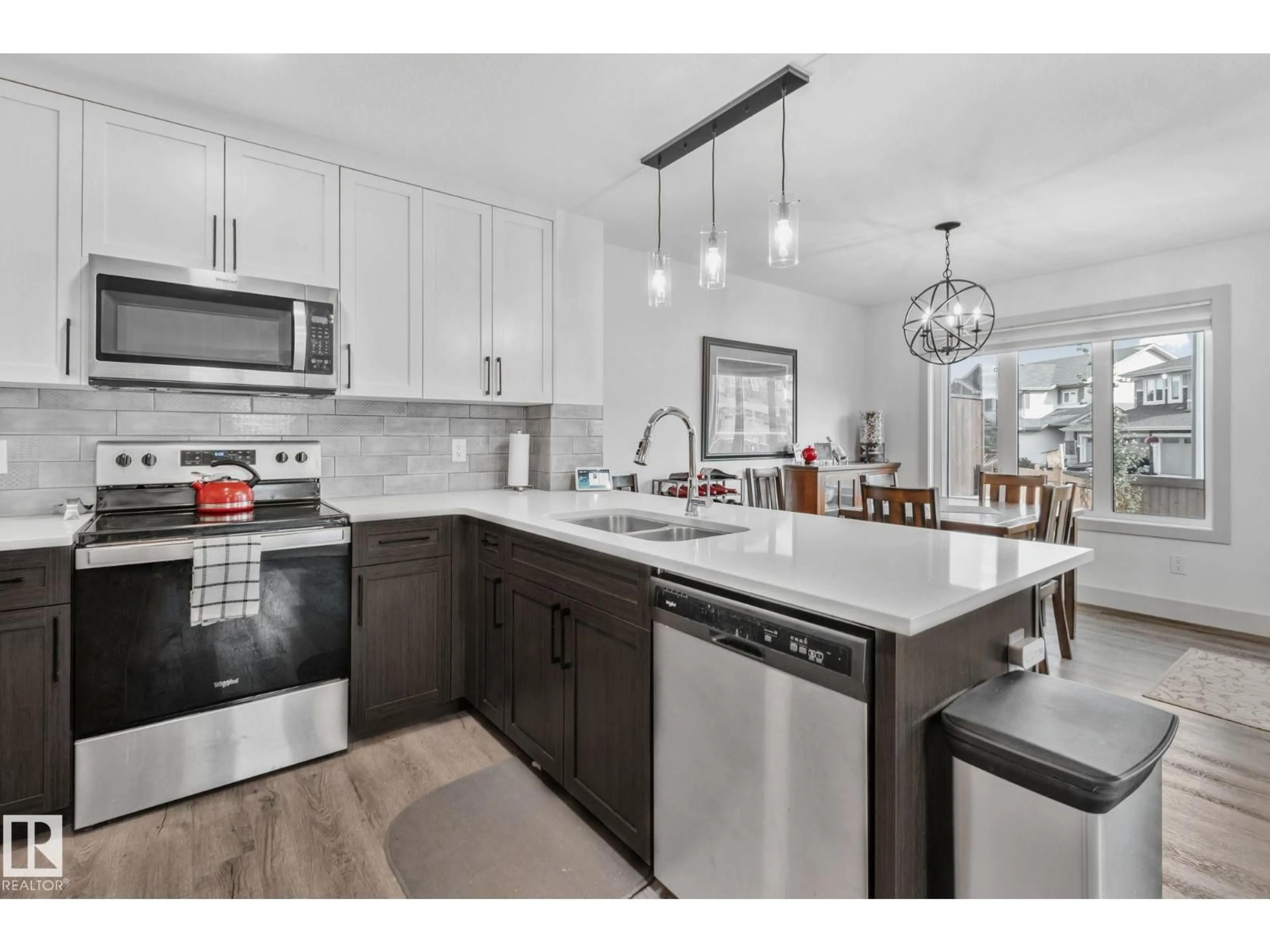Open concept kitchen, ceramic/tile floor for 69 SPRUCE GARDENS CR, Spruce Grove Alberta T7X0J9