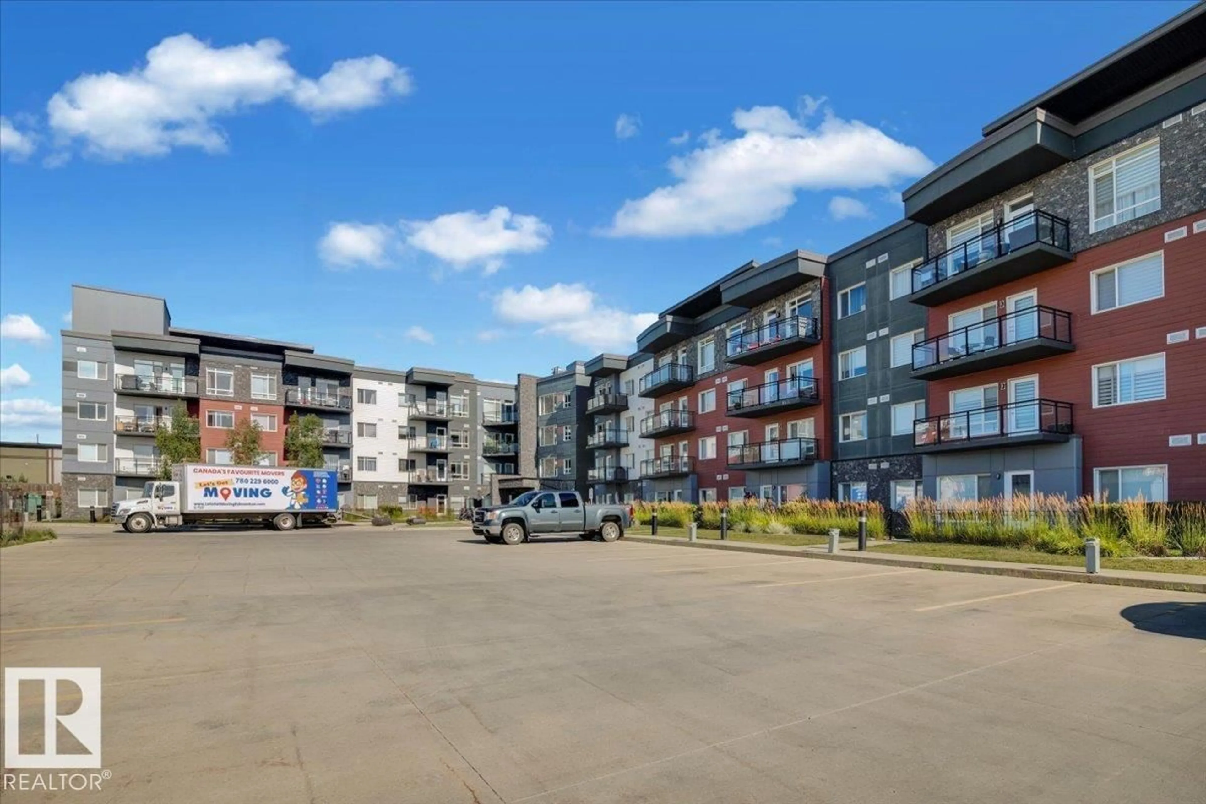 A pic from outside/outdoor area/front of a property/back of a property/a pic from drone, unknown for 311 - 7508 GETTY GREEN GATE, Edmonton Alberta T5T7E6