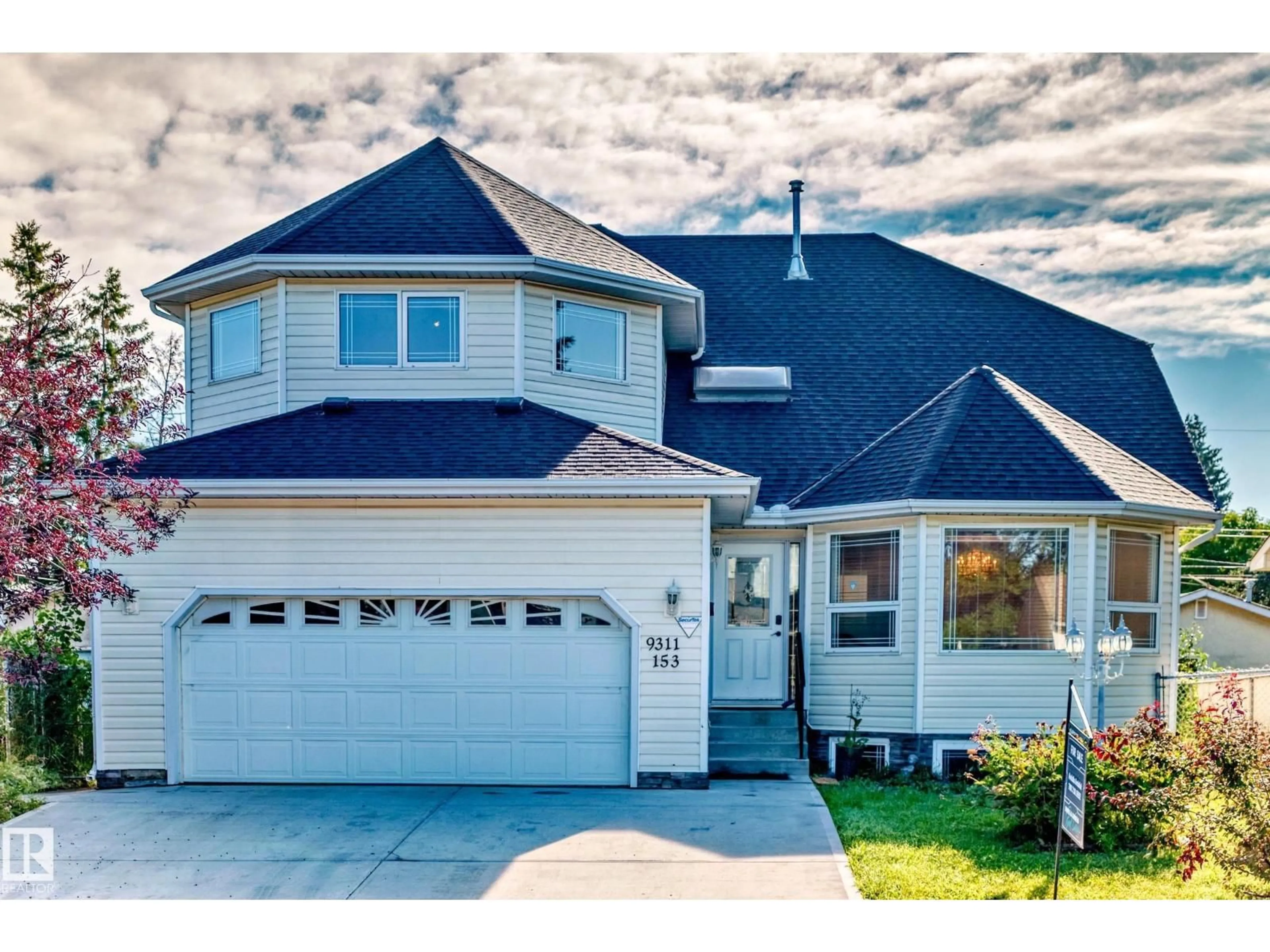 Home with vinyl exterior material, street for NW - 9311 153 ST, Edmonton Alberta T5R1P9