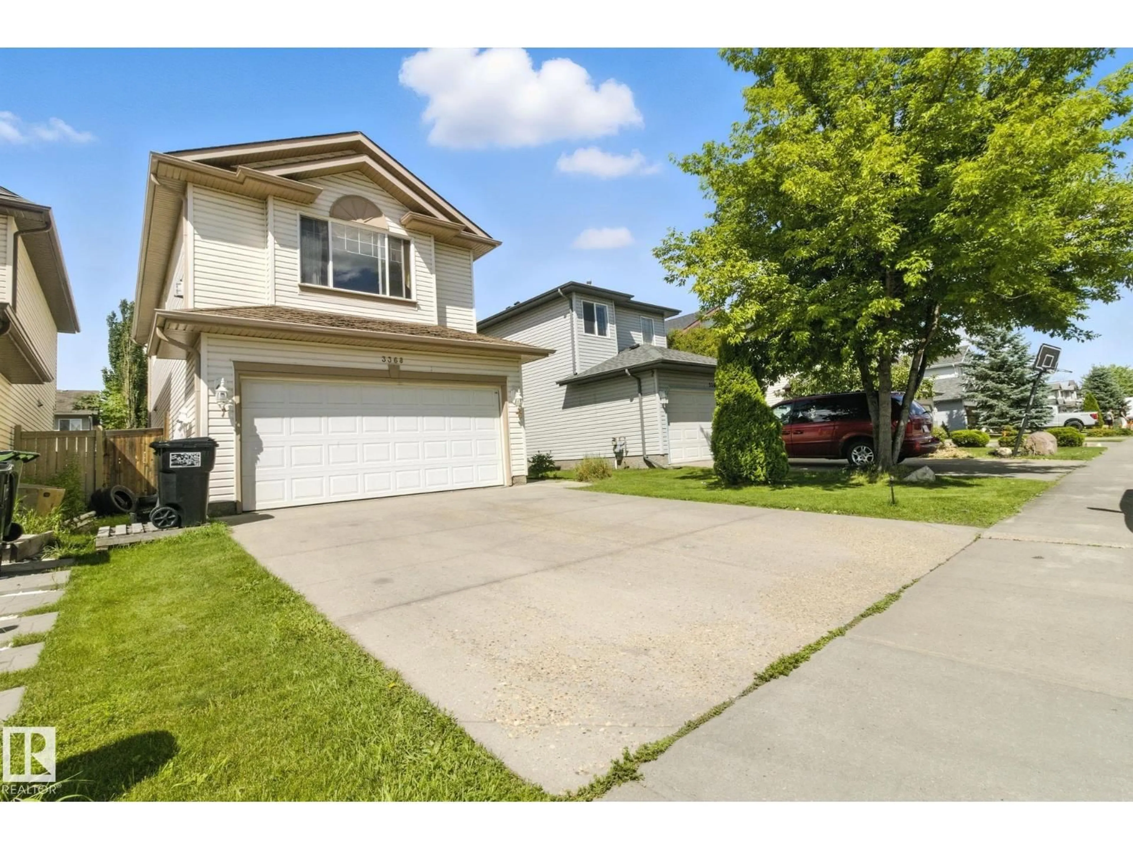A pic from outside/outdoor area/front of a property/back of a property/a pic from drone, street for 3368 24 AV, Edmonton Alberta T6T1Y5