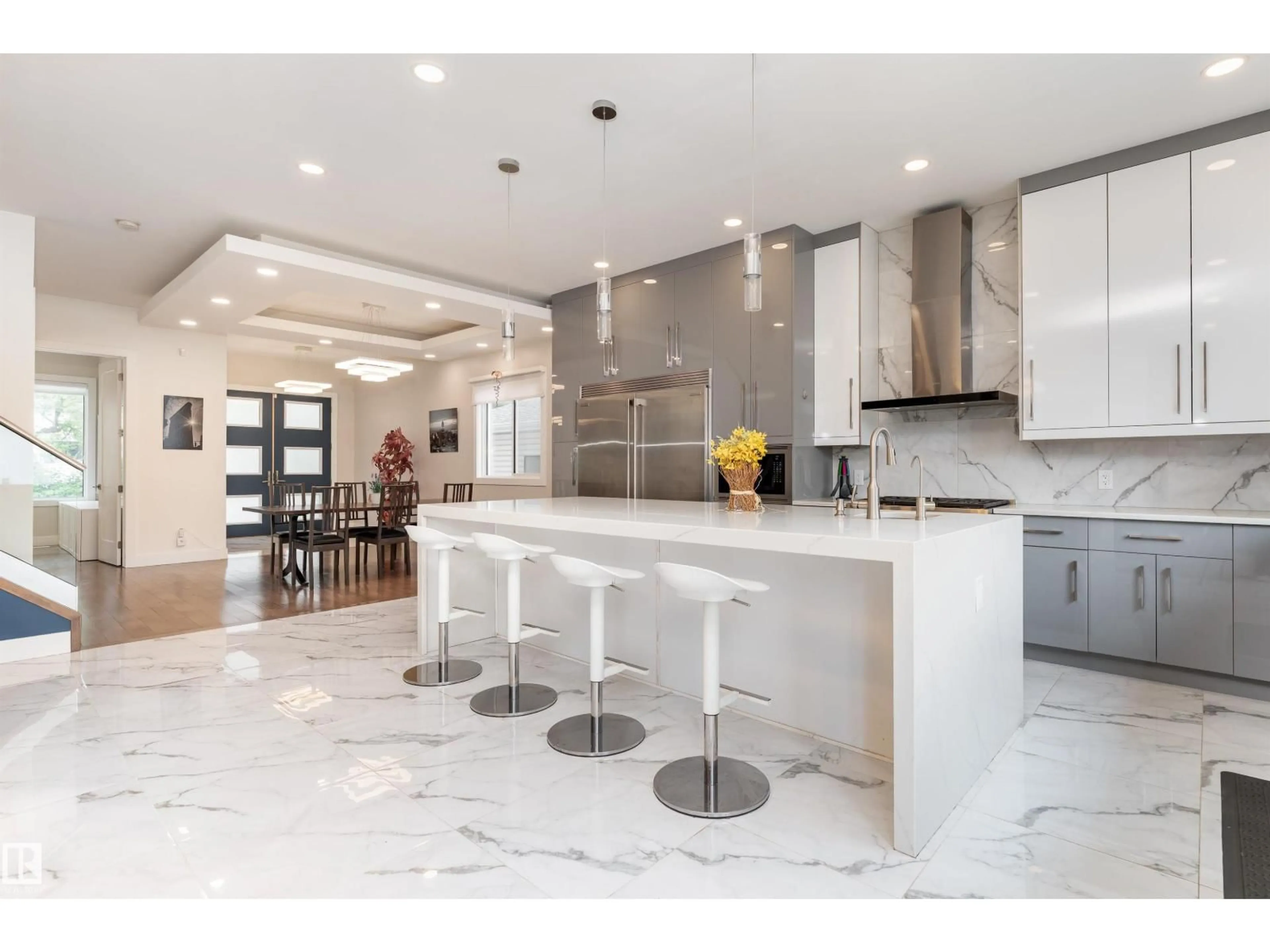 Contemporary kitchen, ceramic/tile floor for 7306 106 ST, Edmonton Alberta T6E4V8