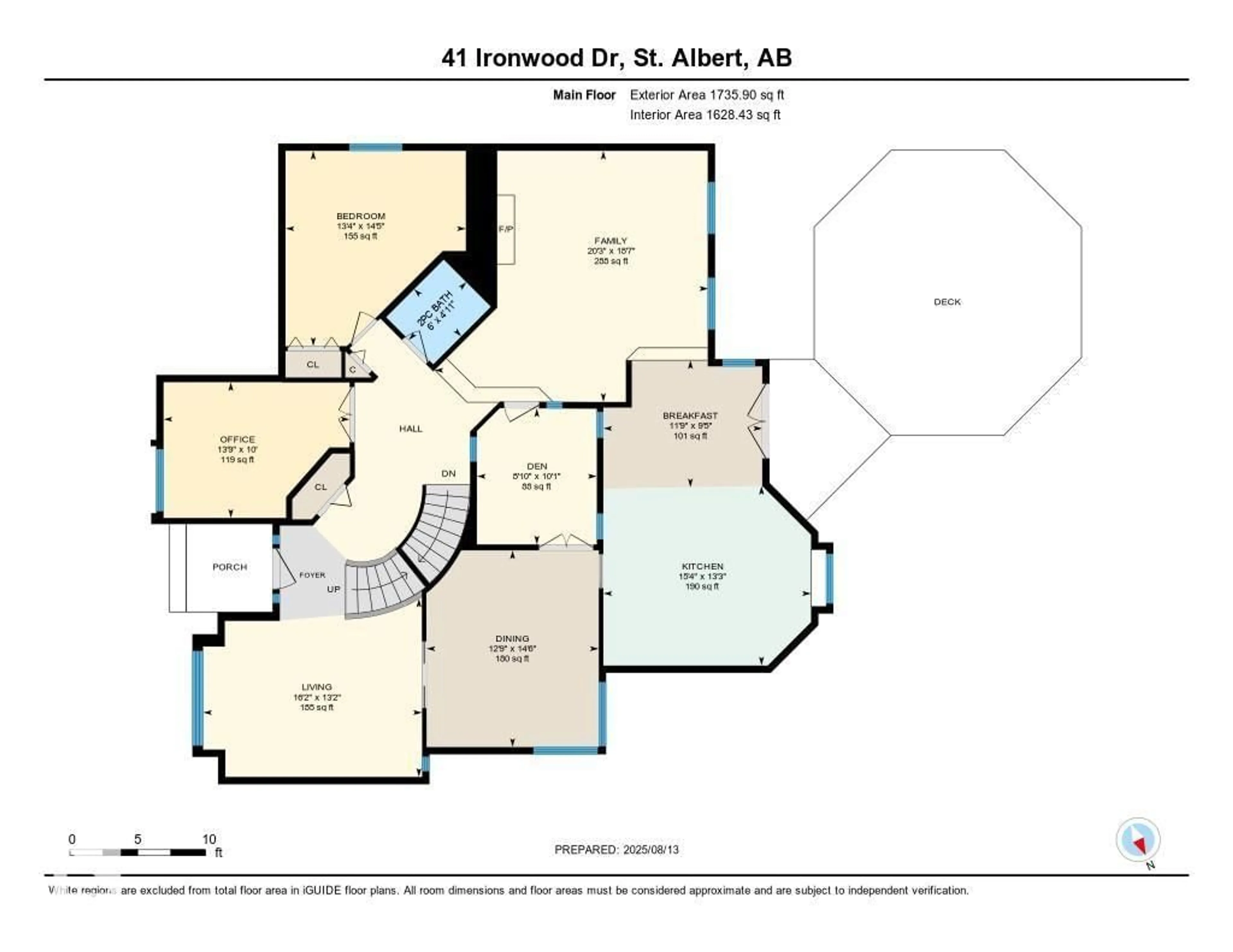 Floor plan for 41 IRONWOOD DR, St. Albert Alberta T8N5J2