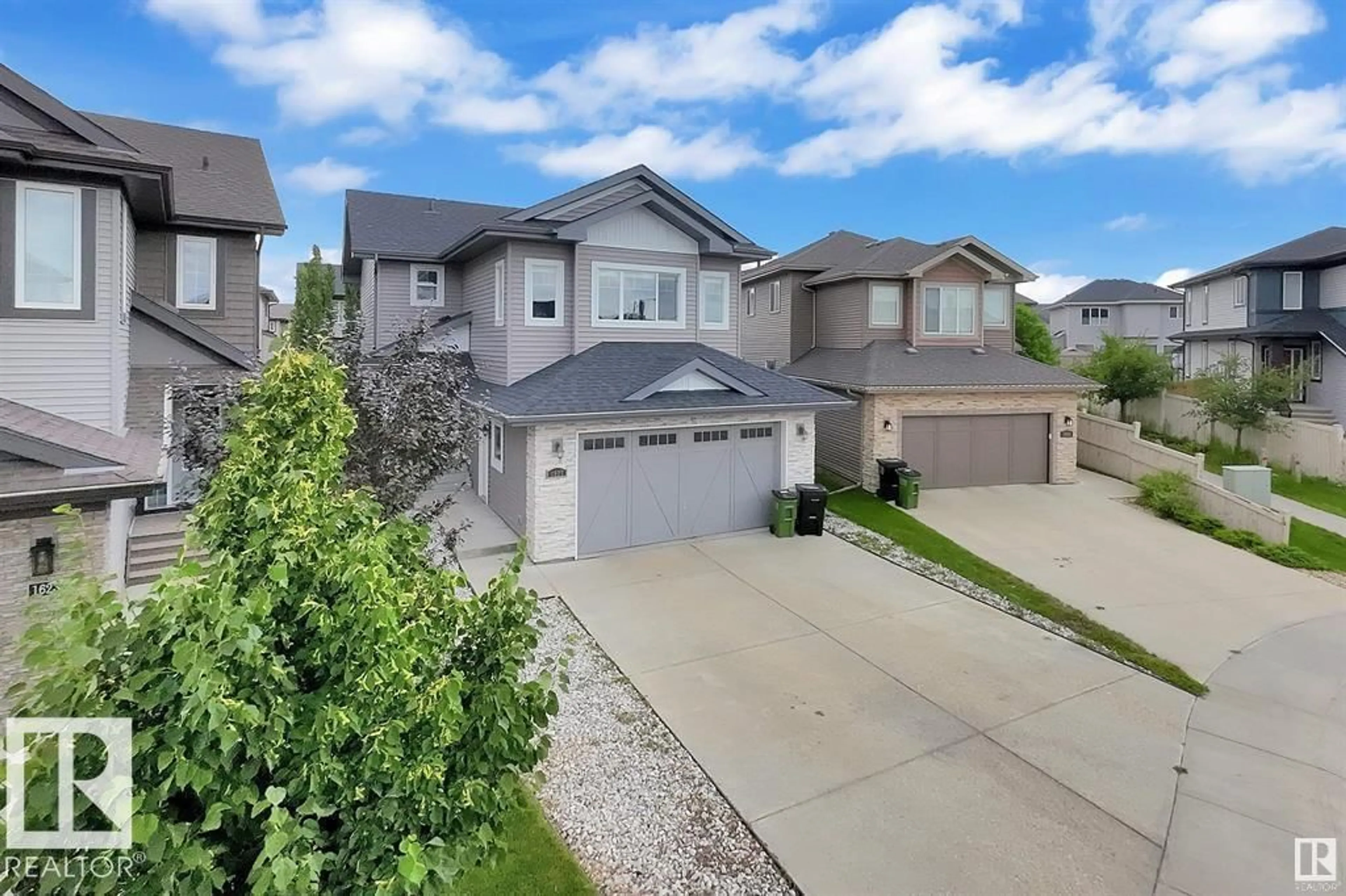 A pic from outside/outdoor area/front of a property/back of a property/a pic from drone, street for SW - 1627 161 ST, Edmonton Alberta T6W3P4