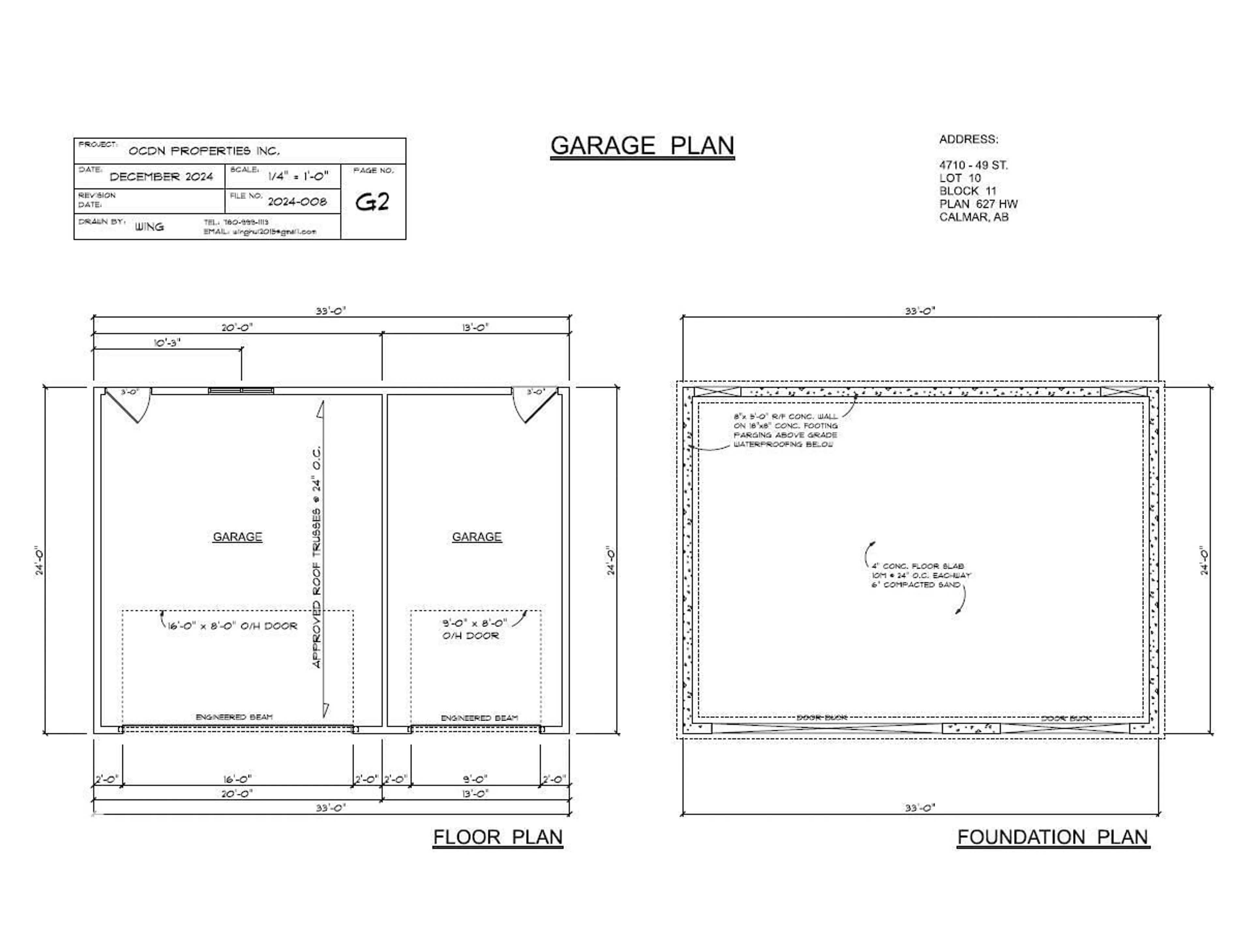 Floor plan for 4710 49 ST, Calmar Alberta T0C0V0
