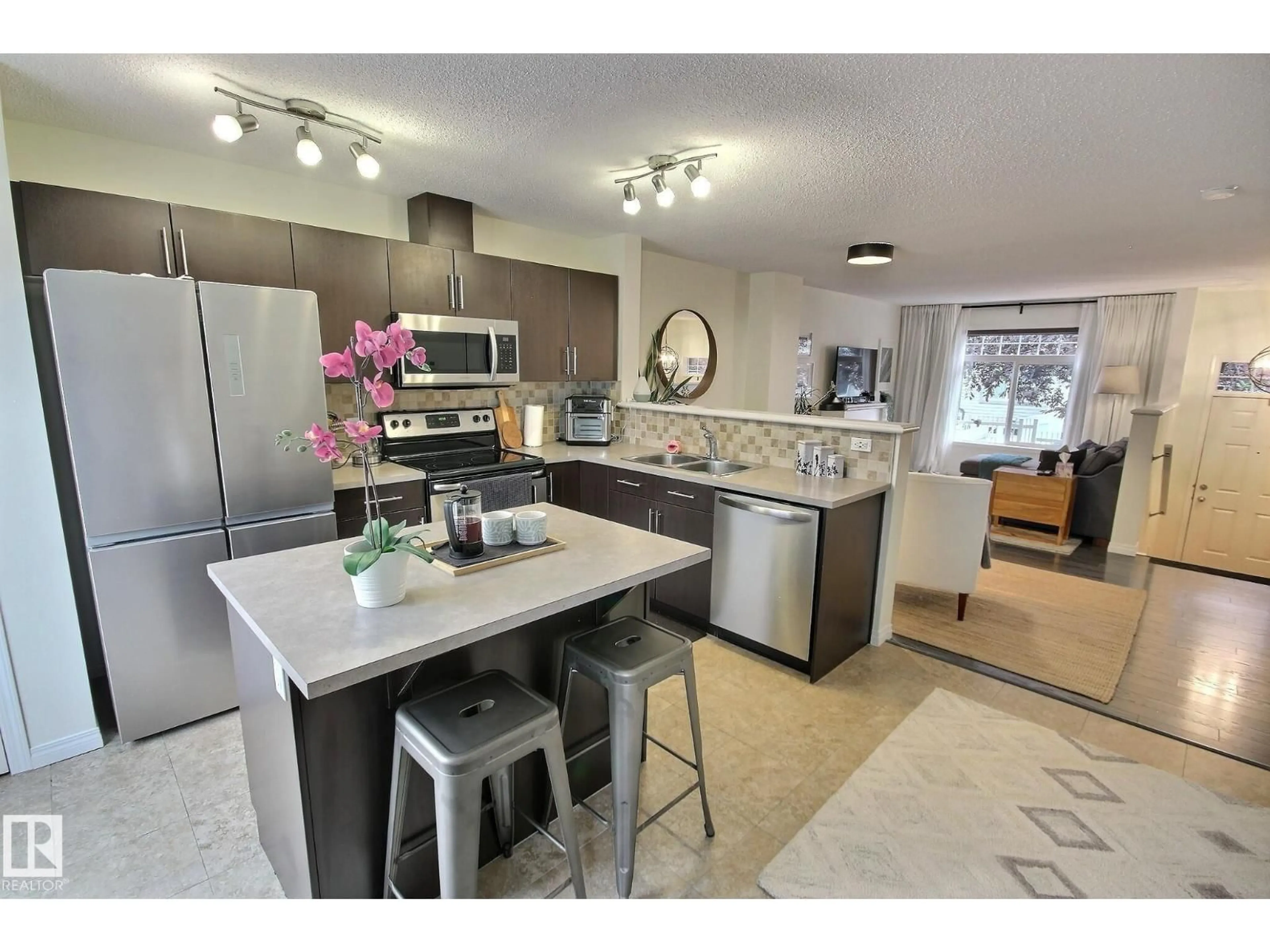 Open concept kitchen, ceramic/tile floor for #15 - 465 HEMINGWAY RD, Edmonton Alberta T6M0J7