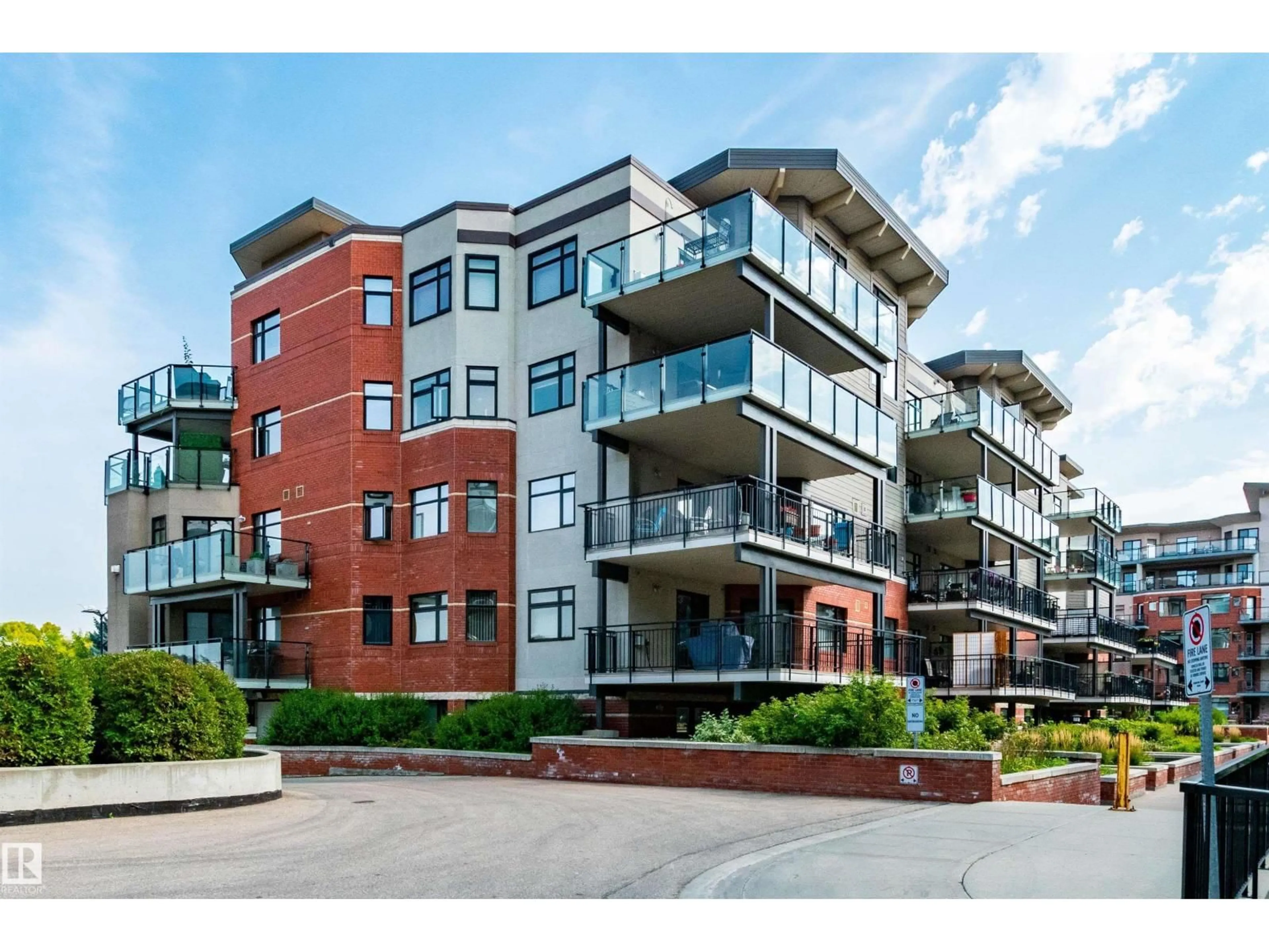 A pic from outside/outdoor area/front of a property/back of a property/a pic from drone, unknown for #401 - 121 FESTIVAL WY, Sherwood Park Alberta T8A3B4
