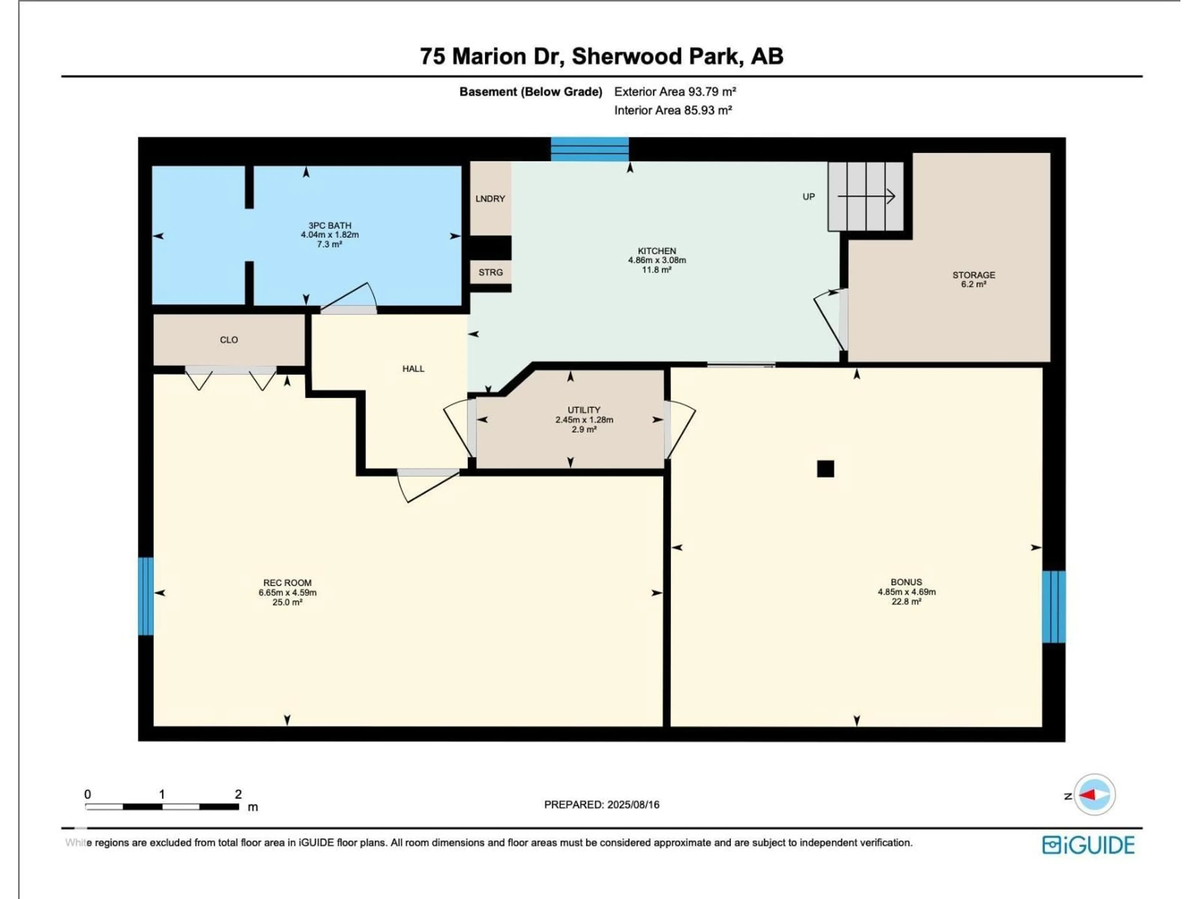 Floor plan for 75 MARION DR, Sherwood Park Alberta T8A2G8