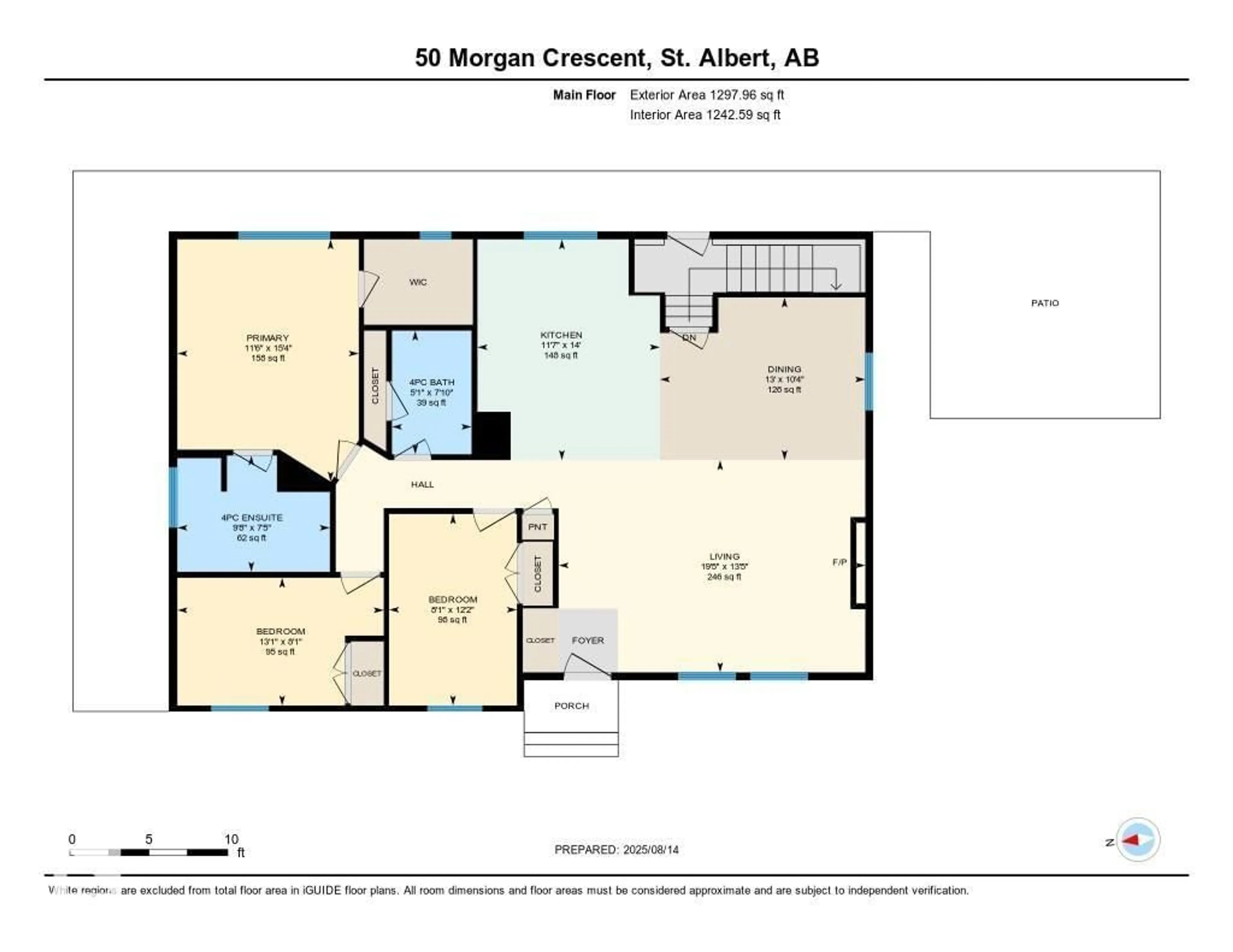 Floor plan for 50 MORGAN CR, St. Albert Alberta T8N2E4