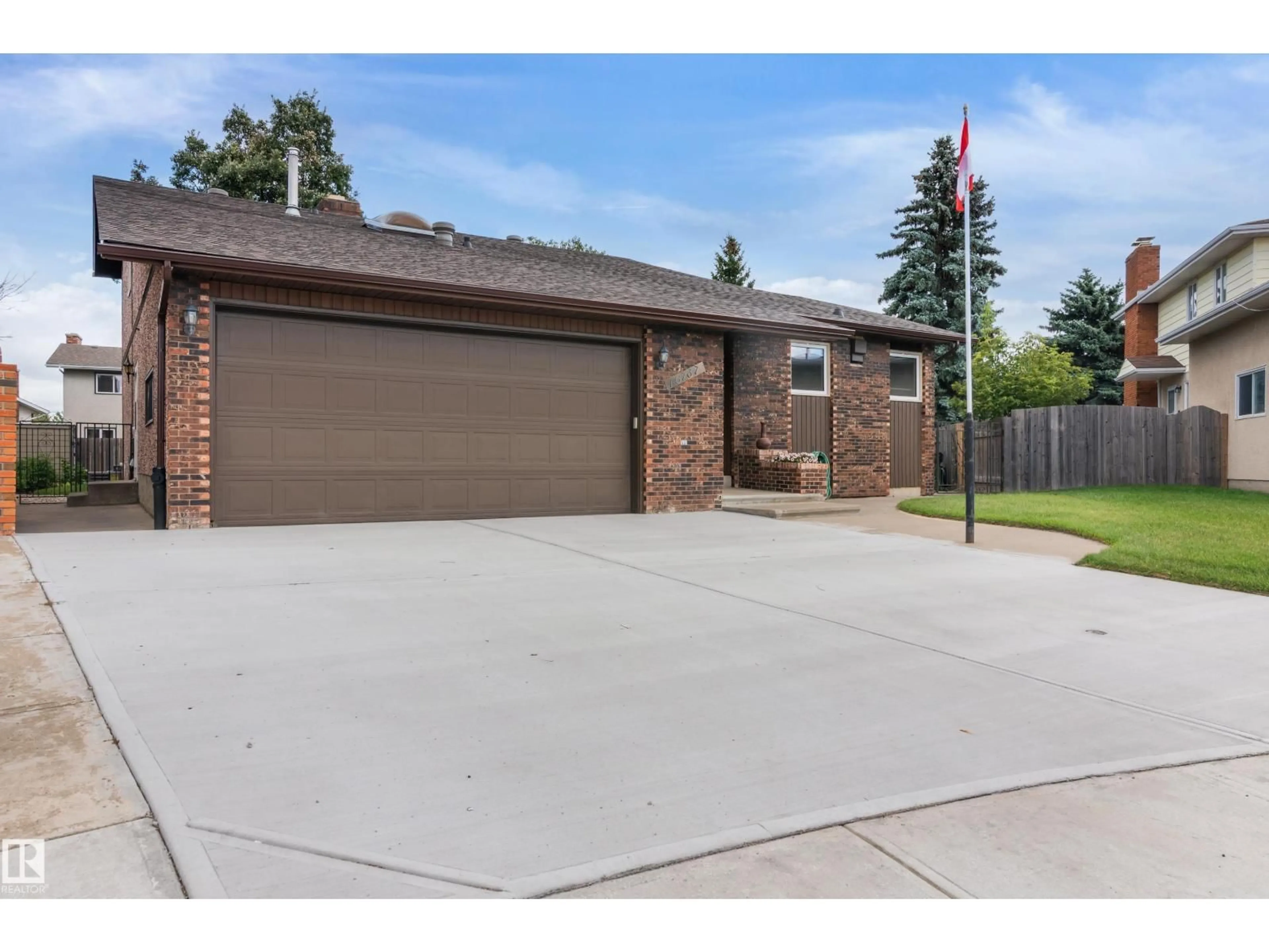 Home with brick exterior material, street for 16737 110 ST, Edmonton Alberta T5X2T9