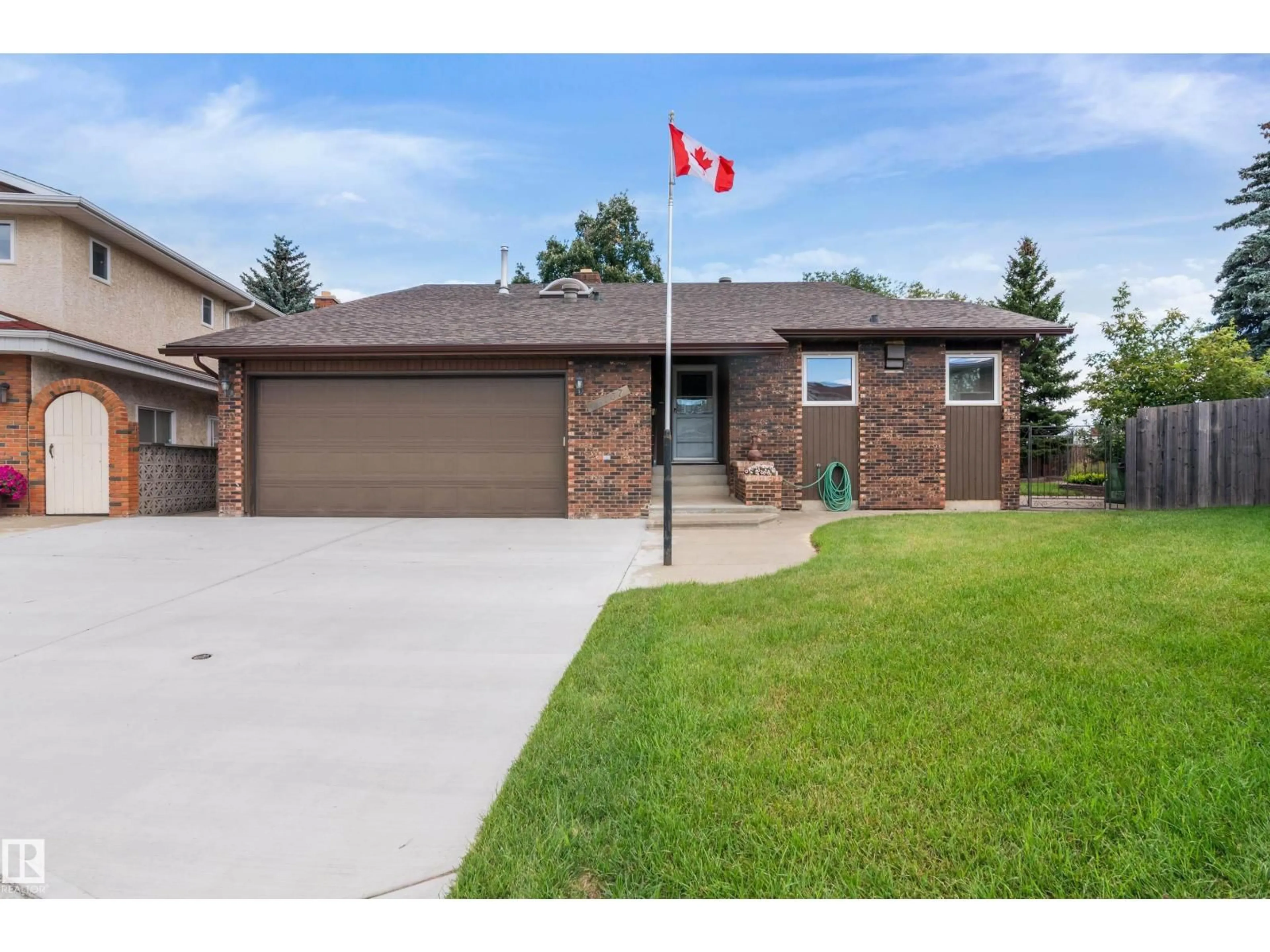 Home with brick exterior material, street for 16737 110 ST, Edmonton Alberta T5X2T9