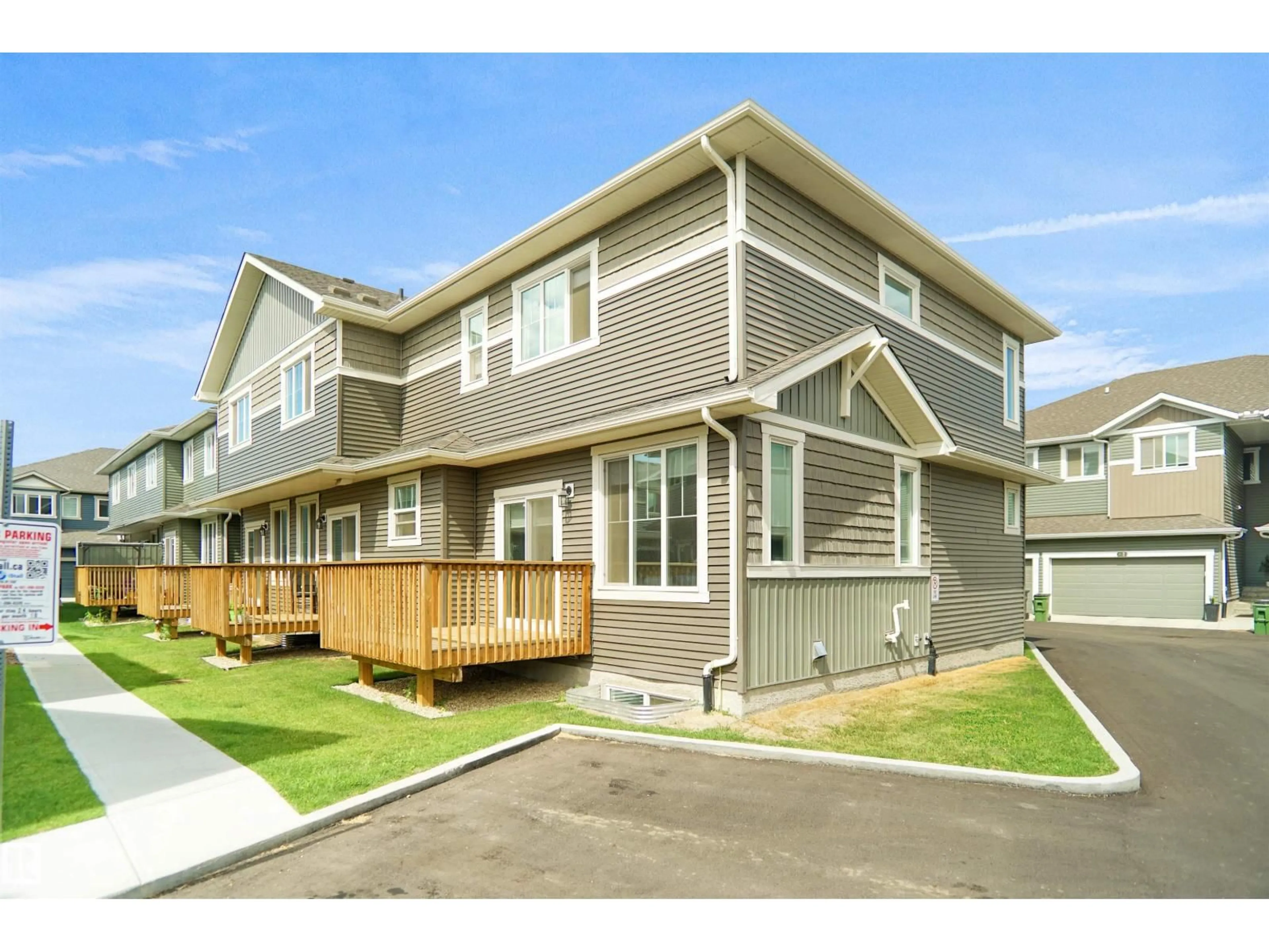 Home with vinyl exterior material, street for 13 - 603 ORCHARDS BV, Edmonton Alberta T6X2W8