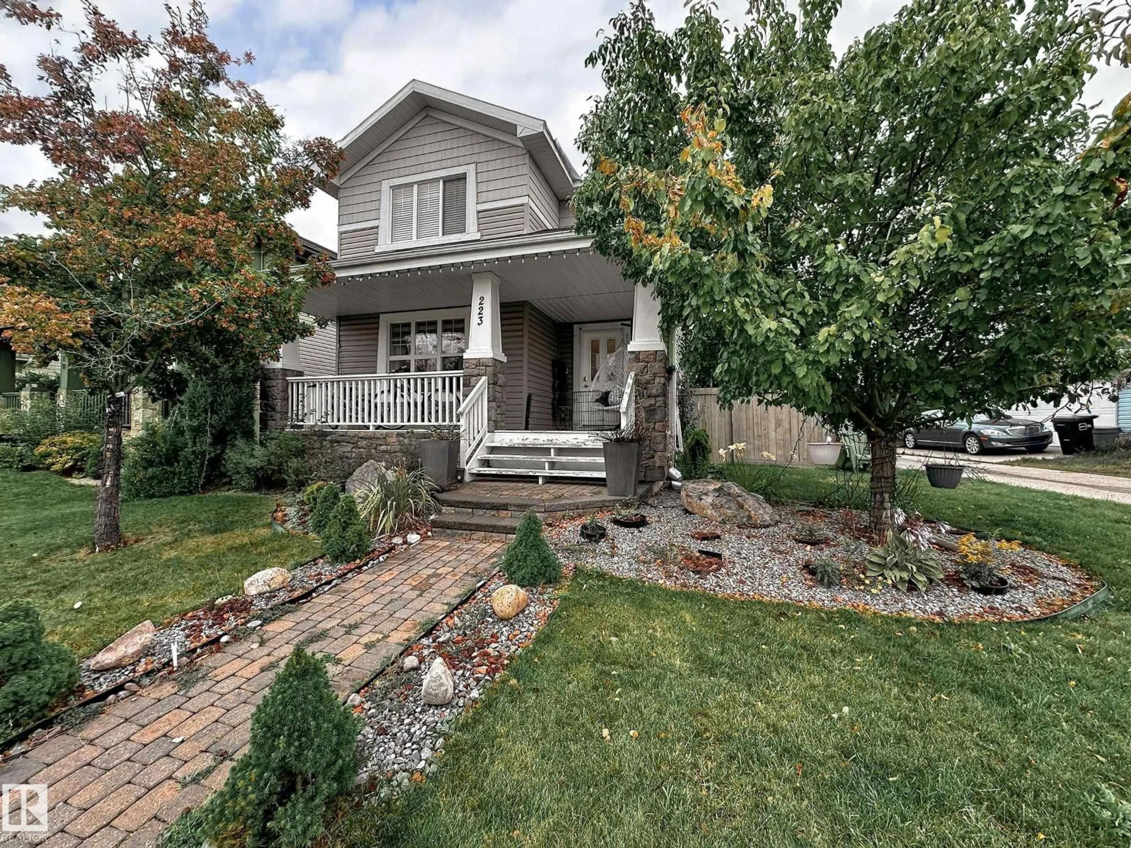 Home with brick exterior material, street for SW - 223 61 ST, Edmonton Alberta T6X0E6