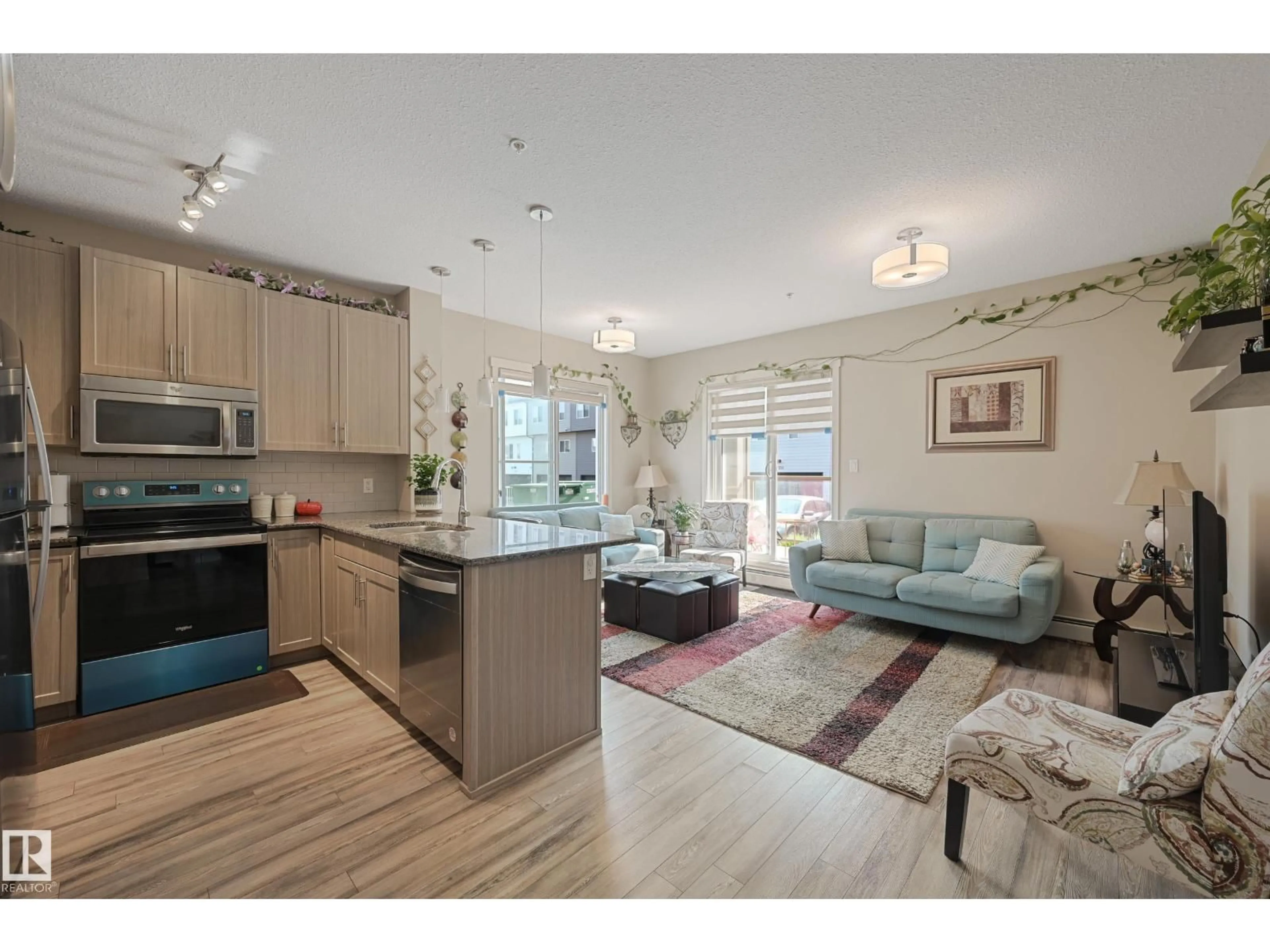 Open concept kitchen, unknown for #102 - 102 WELSH DR, Edmonton Alberta T6X1A7