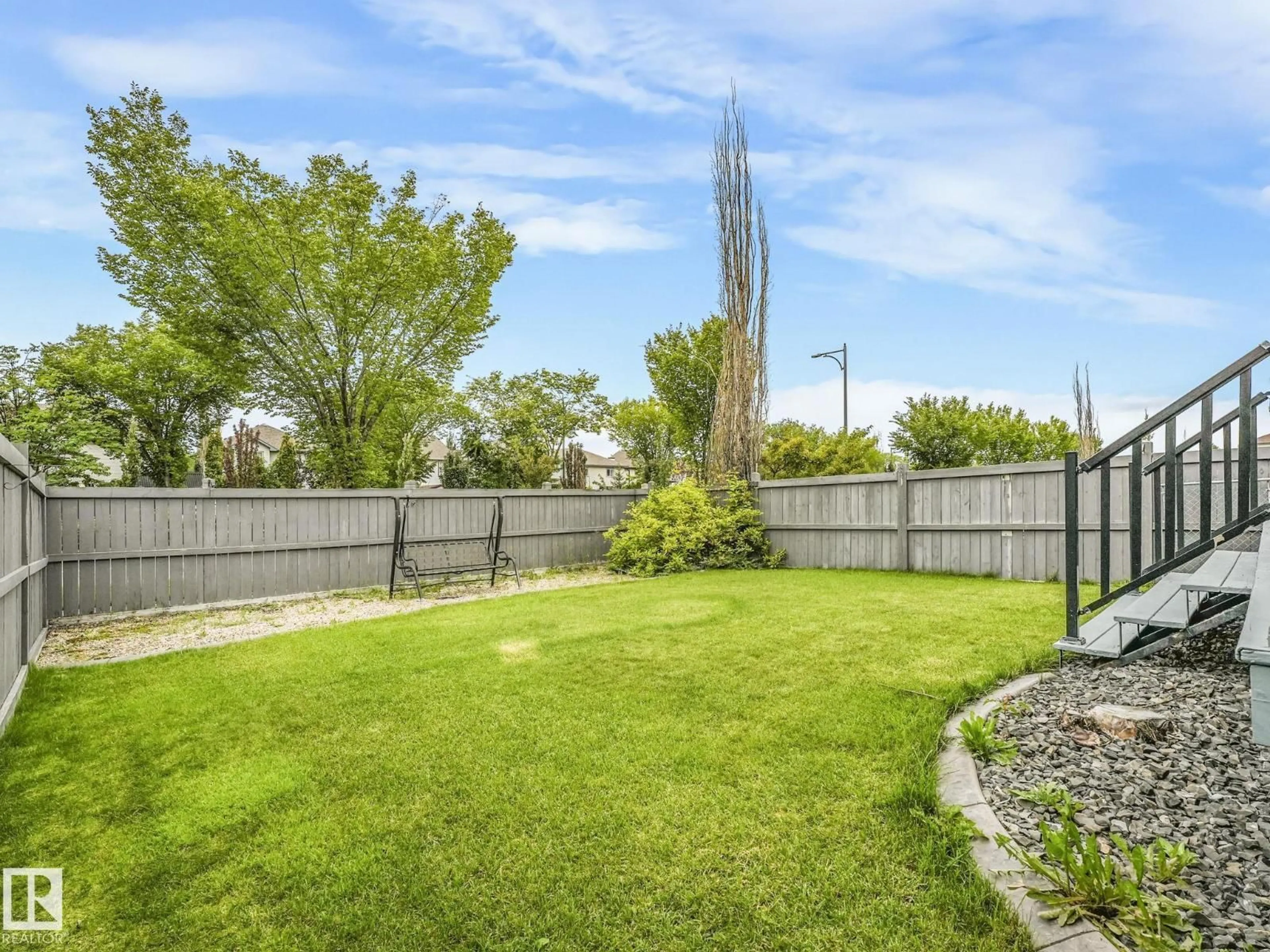 Patio, water/lake/river/ocean view for SW - 1104 118A ST, Edmonton Alberta T6W0B8