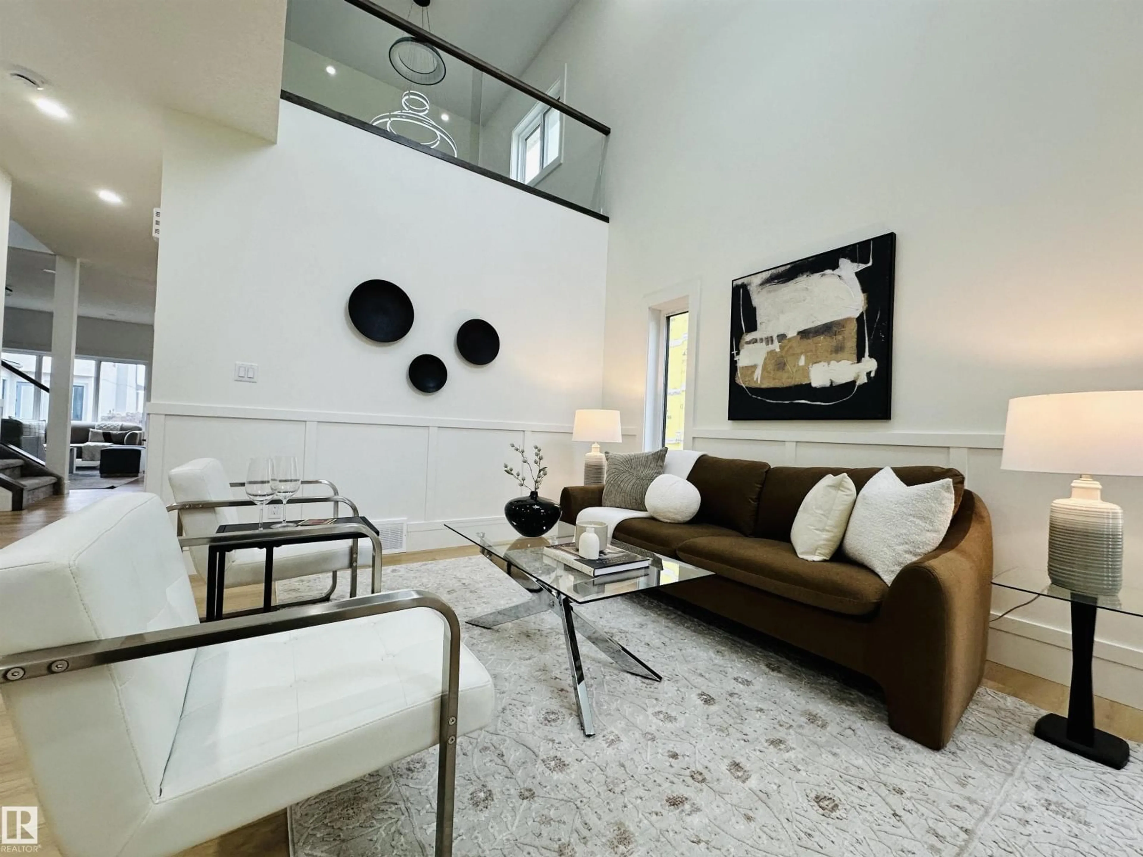 Living room with furniture, unknown for NE - 2641 62 AV, Rural Leduc County Alberta T4X3A5