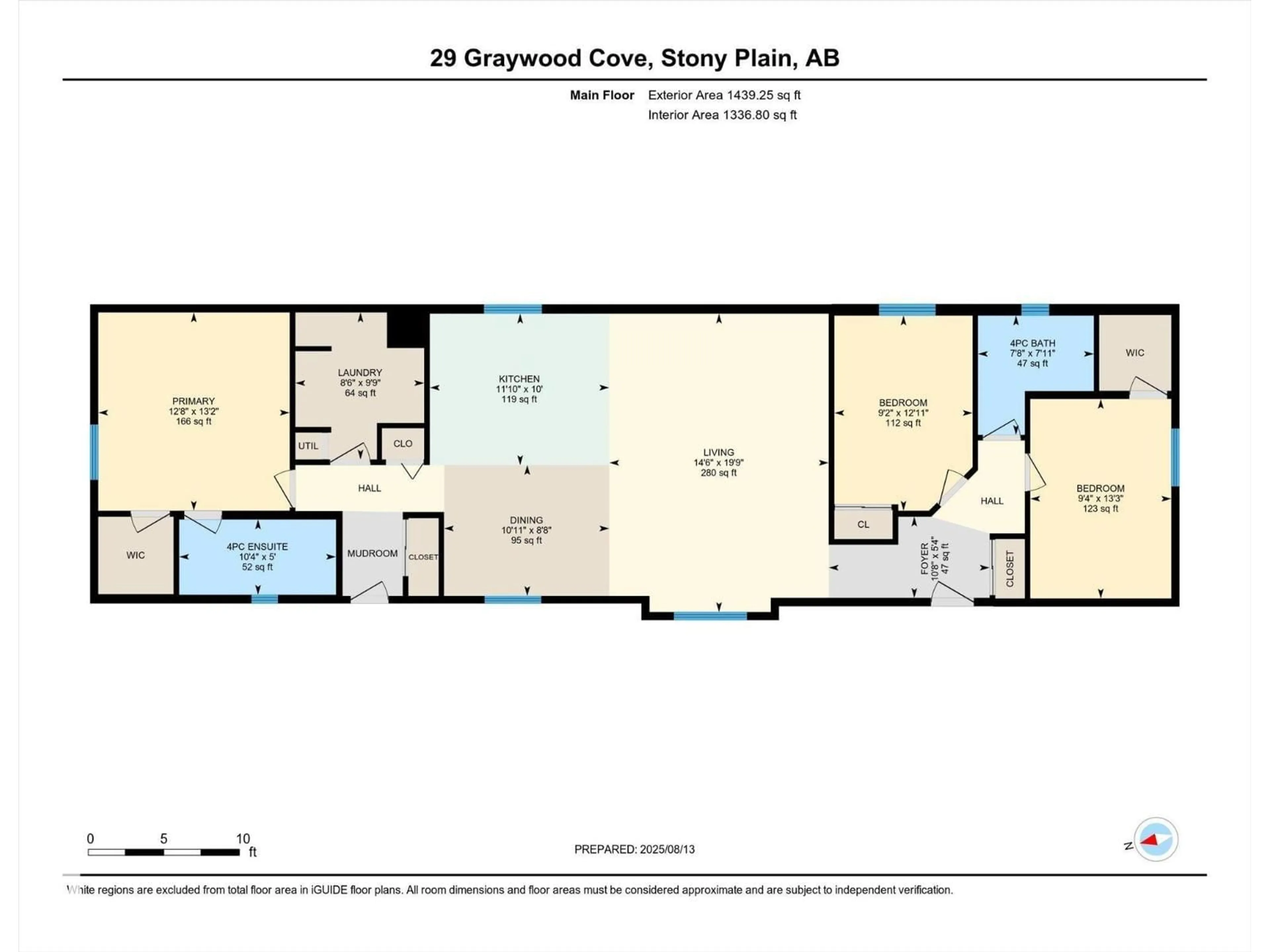 Floor plan for 29 GRAYWOOD CV, Stony Plain Alberta T7Z2P3