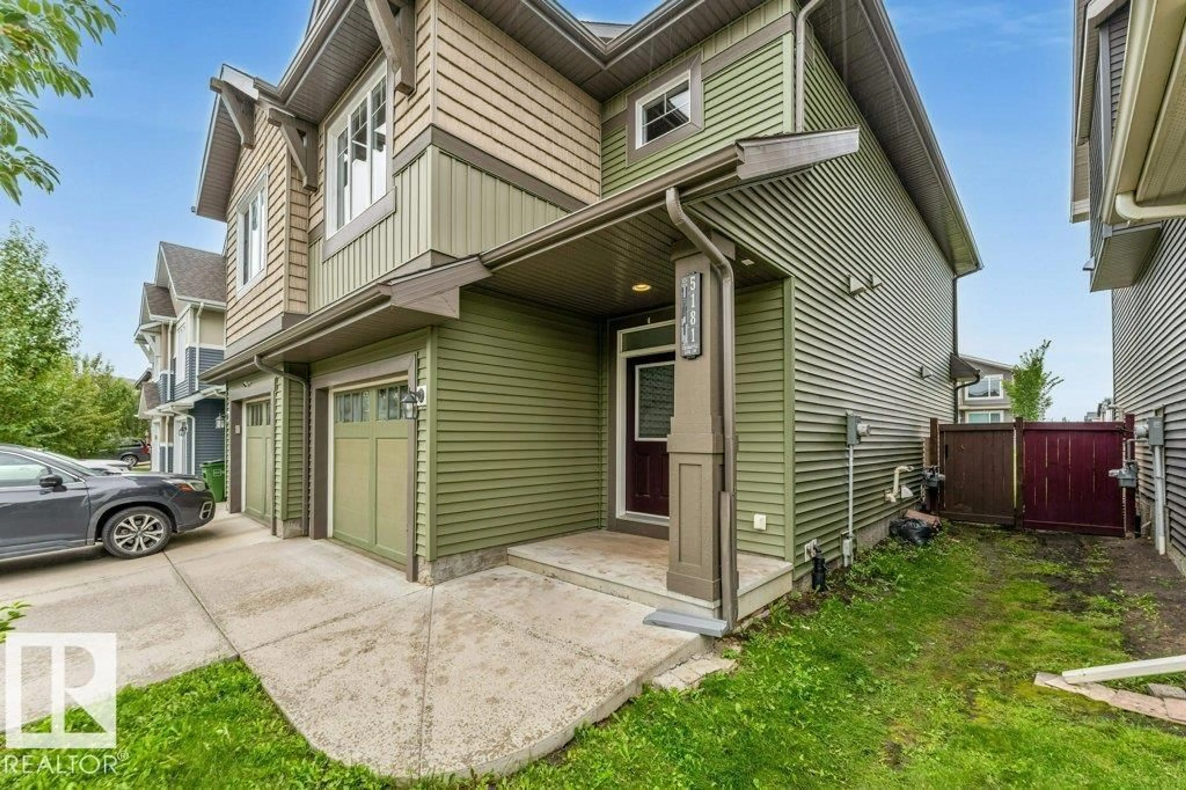 Home with vinyl exterior material, street for 5181 CRABAPPLE LI, Edmonton Alberta T6X1X1