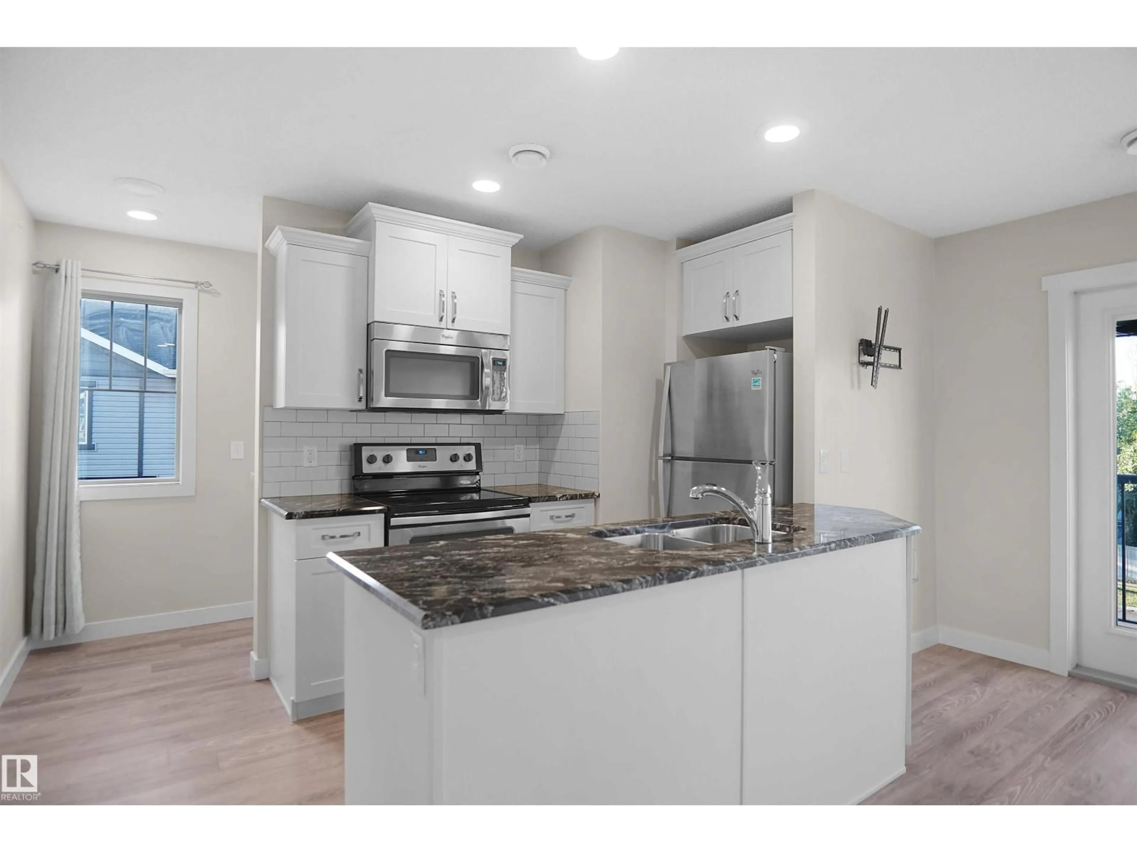 Open concept kitchen, unknown for #4 - 12815 CUMBERLAND RD, Edmonton Alberta T6V0M2