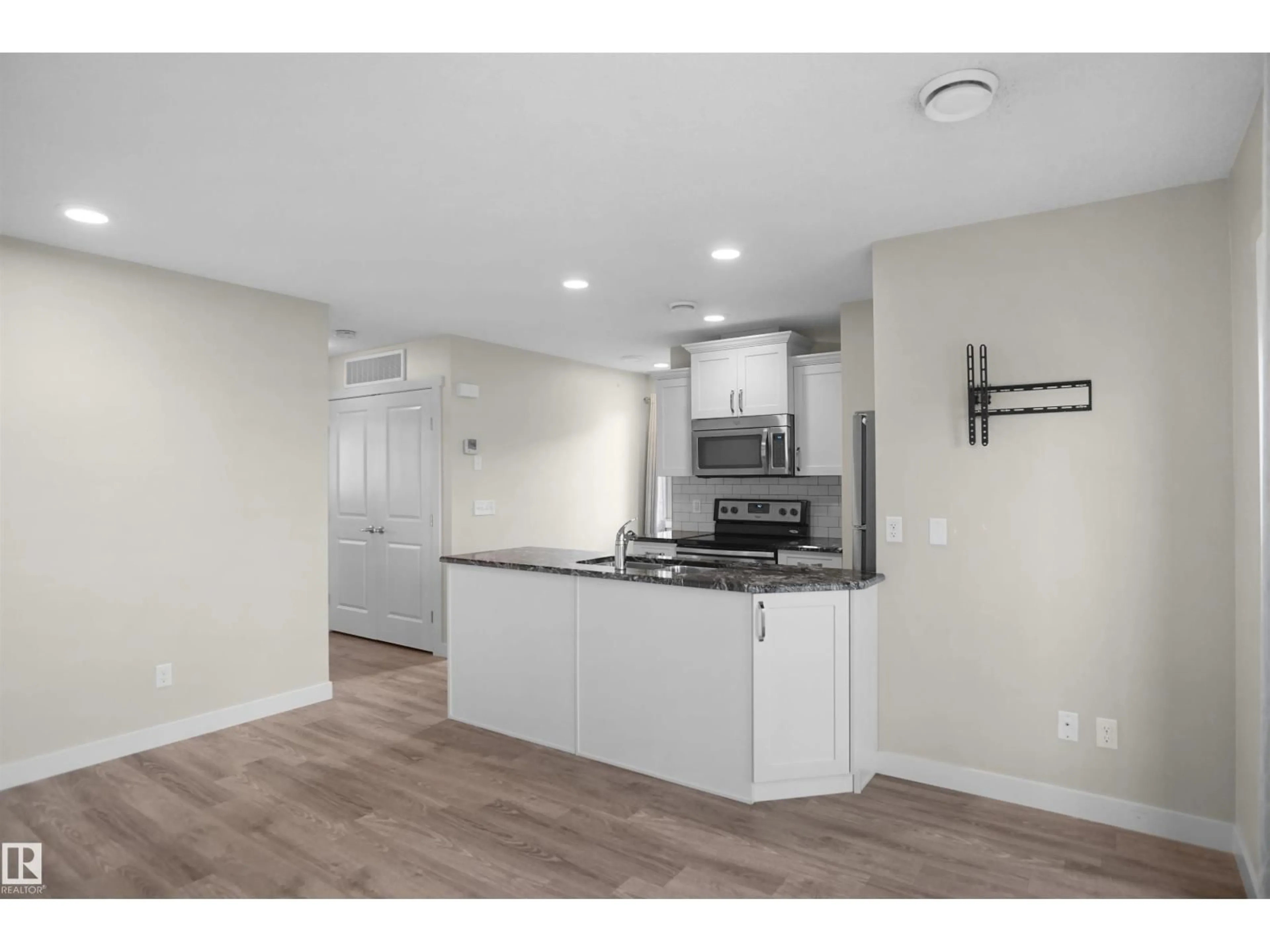 Open concept kitchen, unknown for #4 - 12815 CUMBERLAND RD, Edmonton Alberta T6V0M2