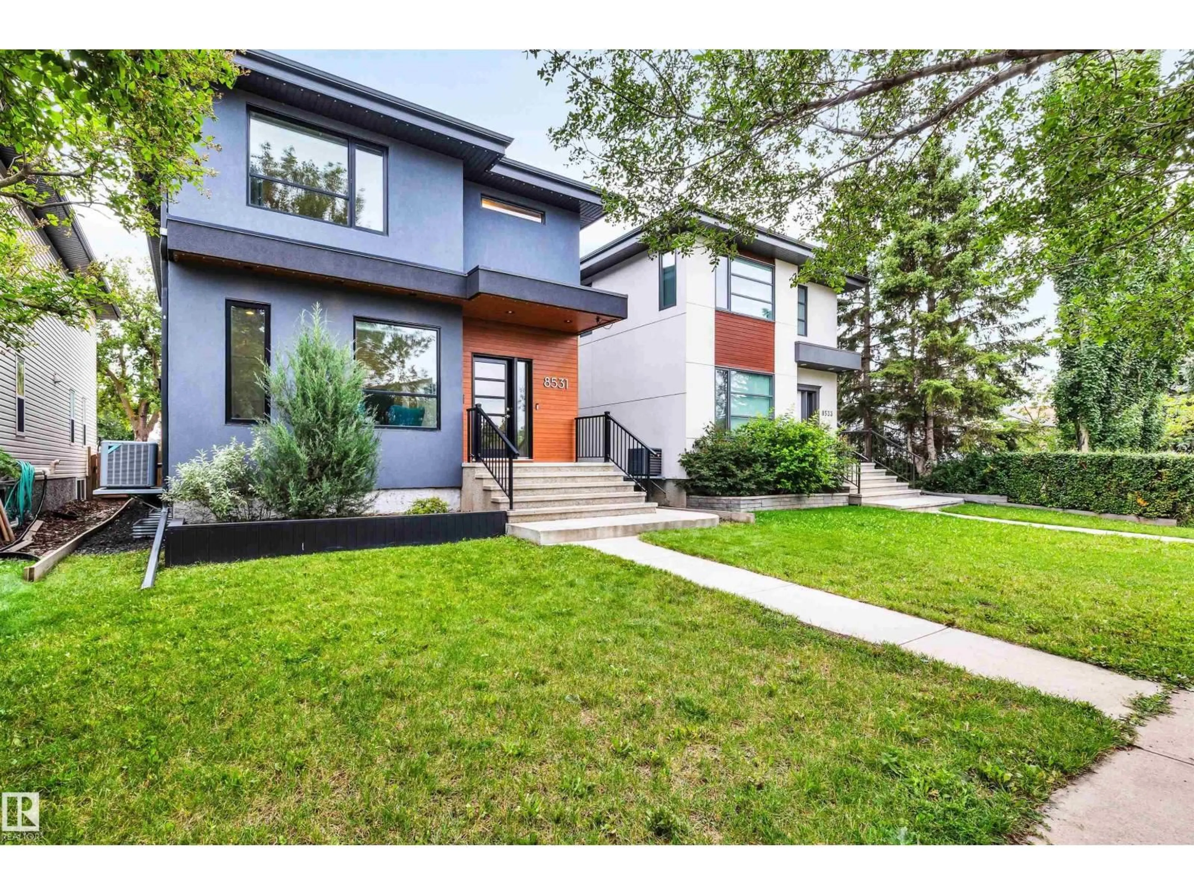 Home with brick exterior material, street for 8531 76 AV, Edmonton Alberta T6C0J2