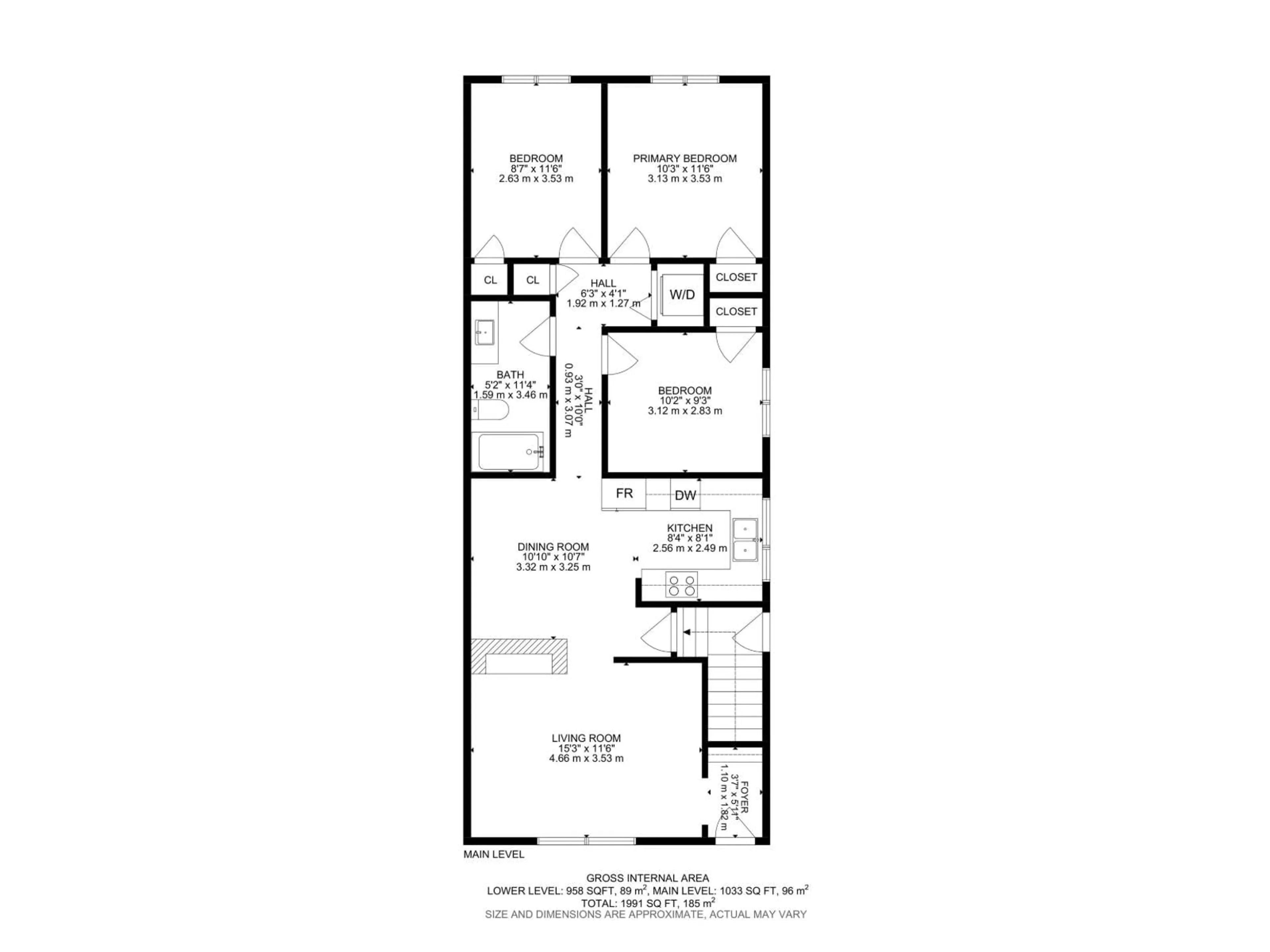 Floor plan for 13218 81 ST, Edmonton Alberta T5C1N7