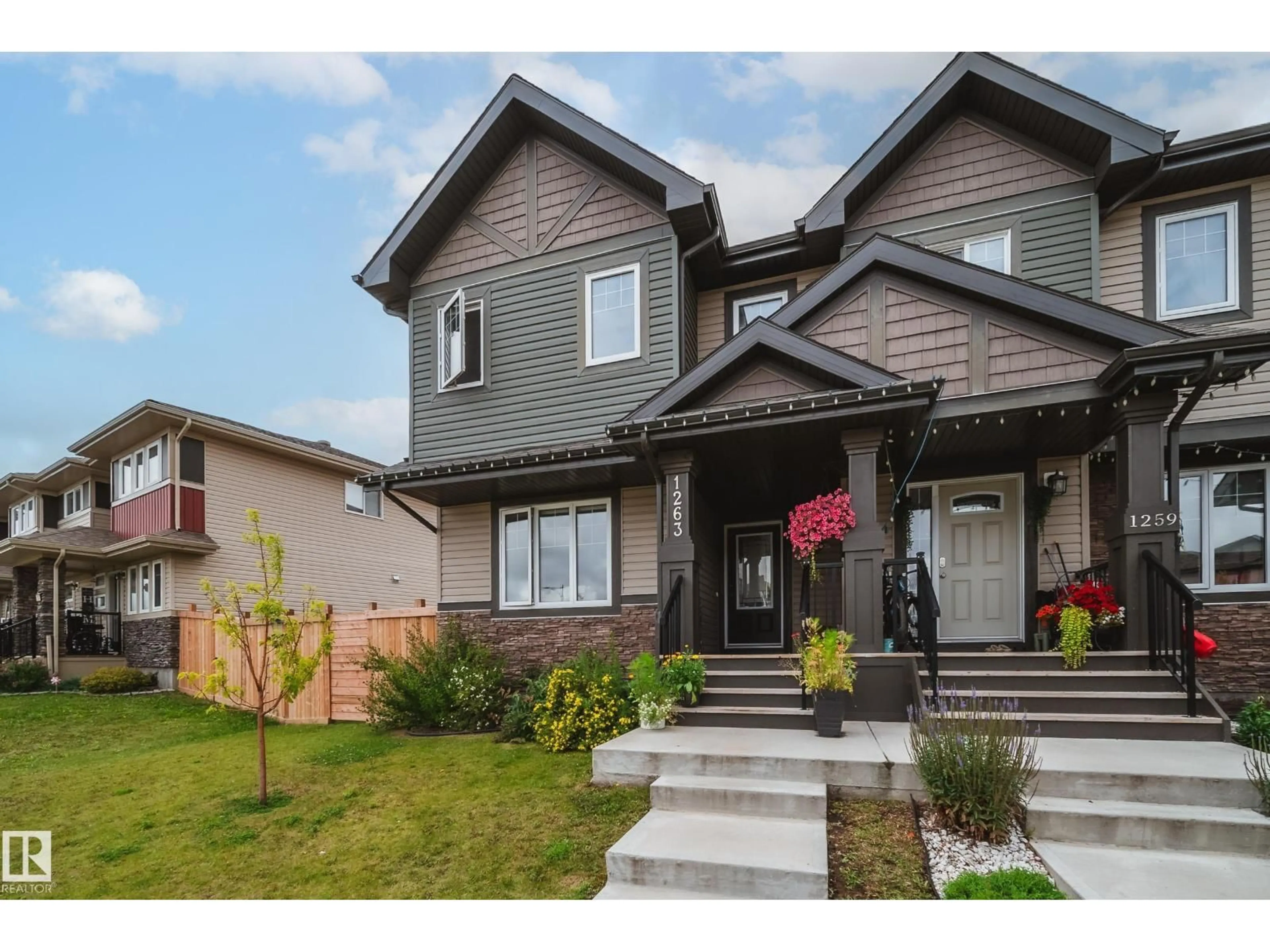Home with brick exterior material, street for 1263 SANDSTONE BV, Sherwood Park Alberta T8H1B2