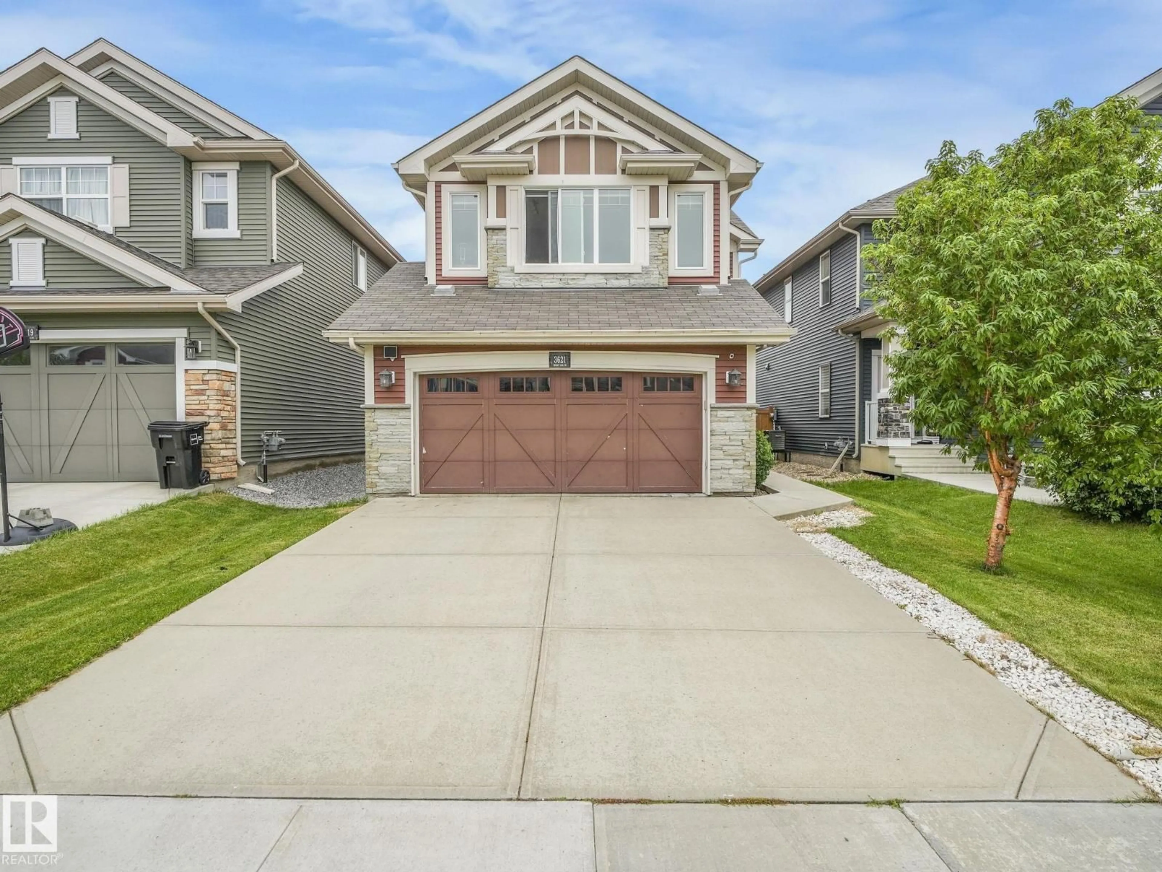 Home with vinyl exterior material, street for SW - 3621 CHERRY LINK LI, Edmonton Alberta T6X2B2