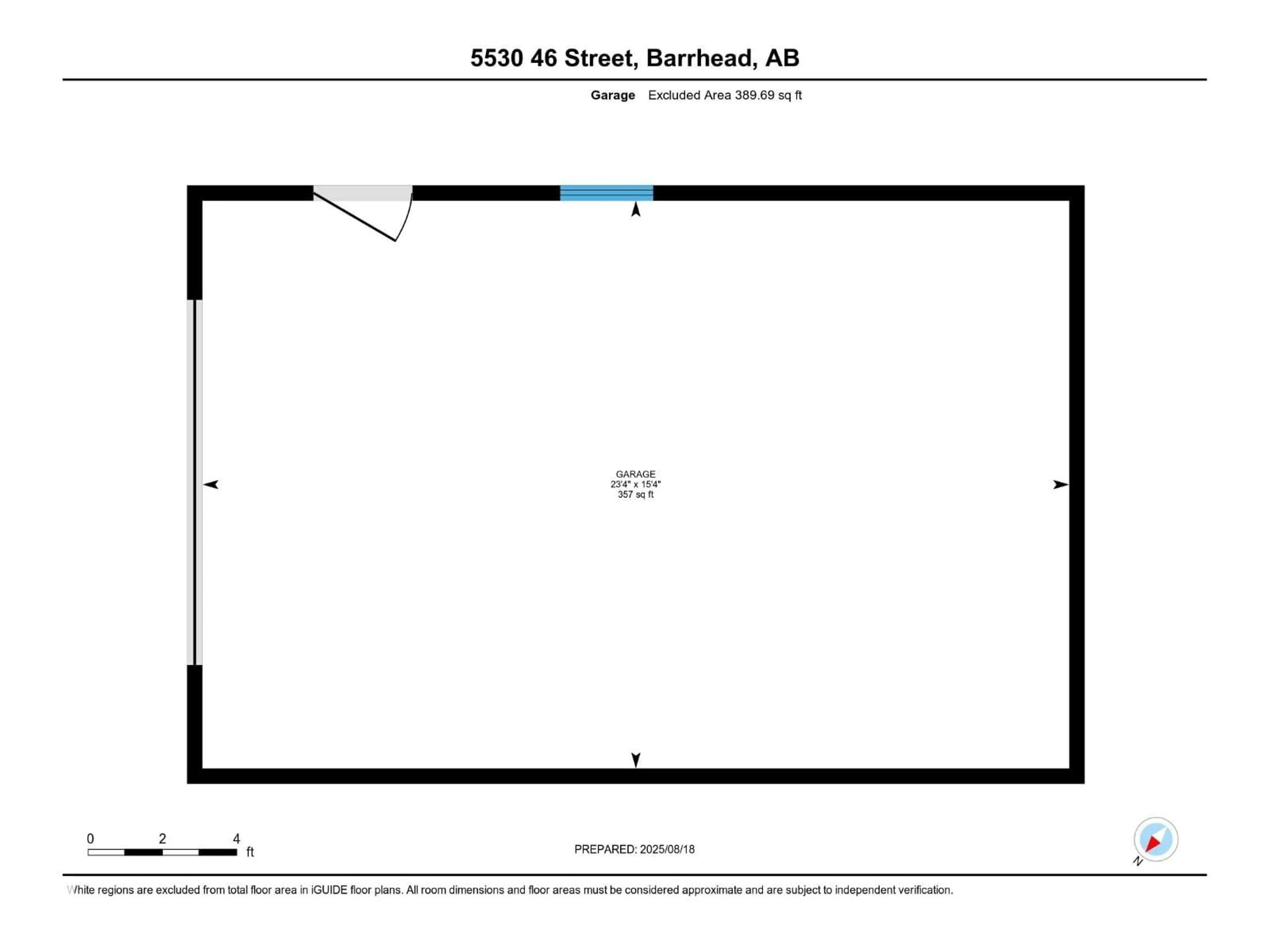 Floor plan for 5530 46 ST, Barrhead Alberta T7N1K6