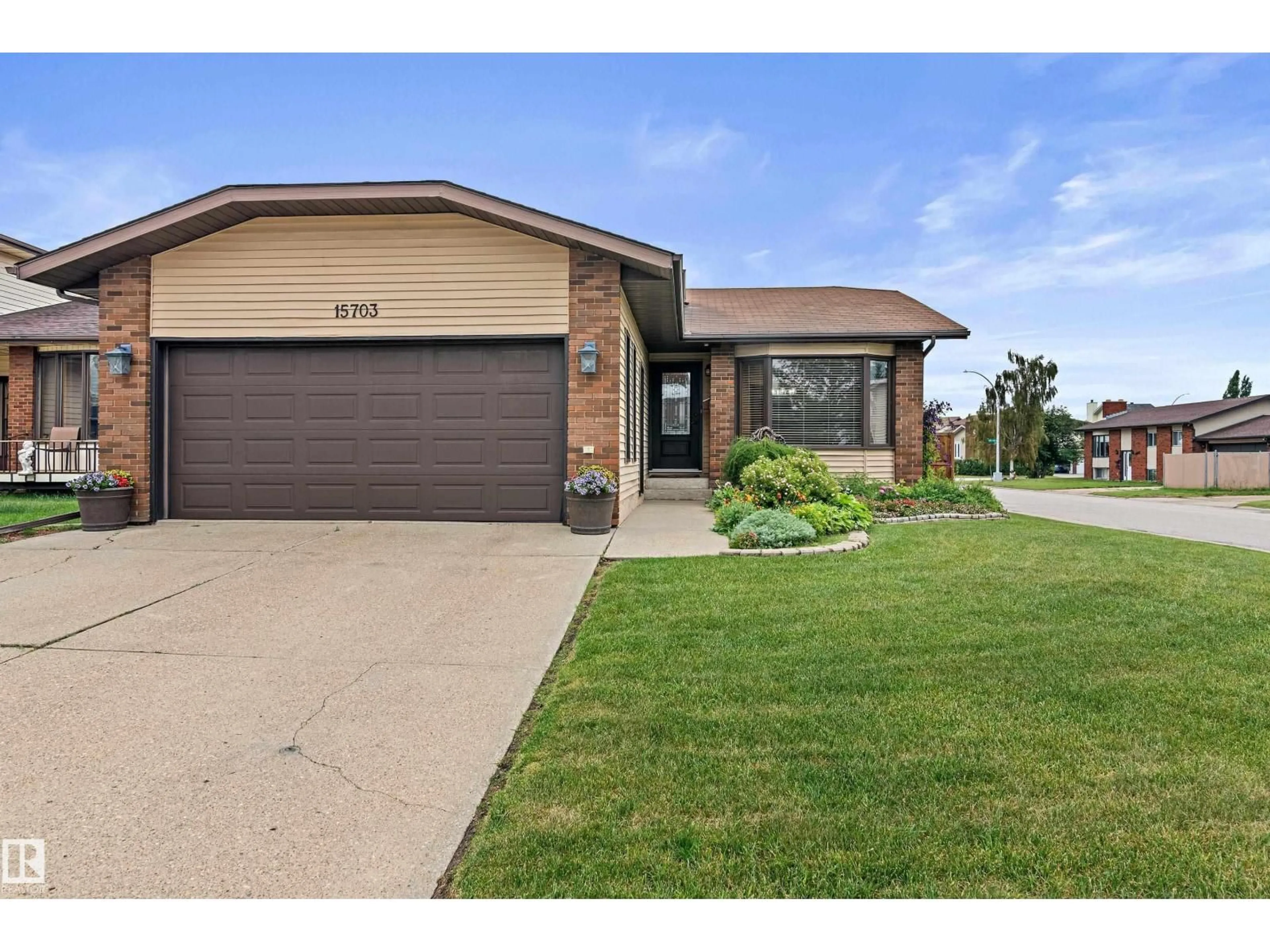 Home with brick exterior material, street for NW - 15703 78 ST, Edmonton Alberta T5Z2S4