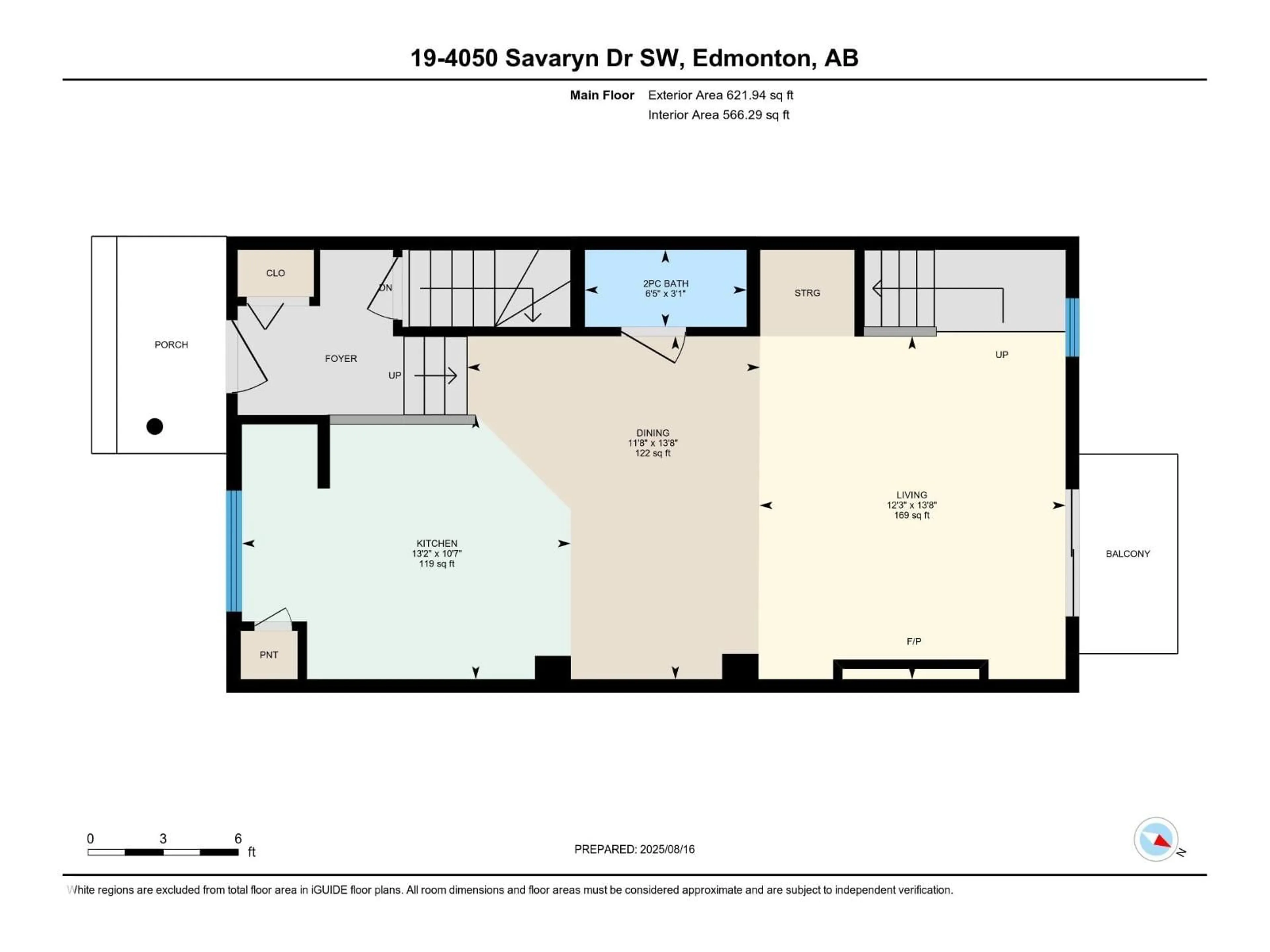 Floor plan for 4050 - 19 SAVARYN DR, Edmonton Alberta T6X1R8